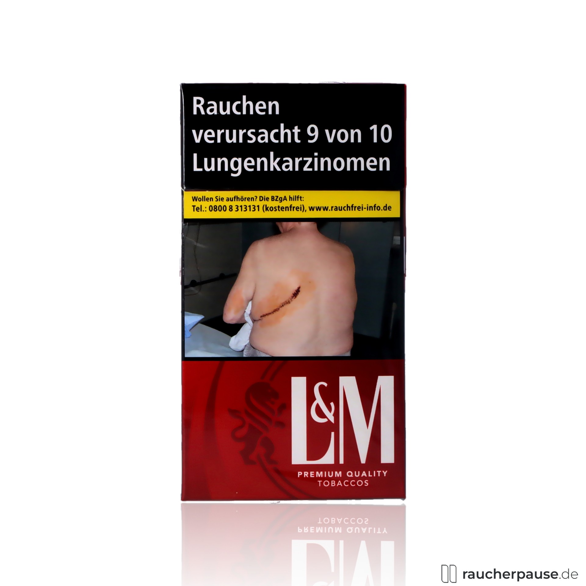 L&M Red Long Zigaretten | 20 Stk. pro Packung | Intensives American Blend Aroma