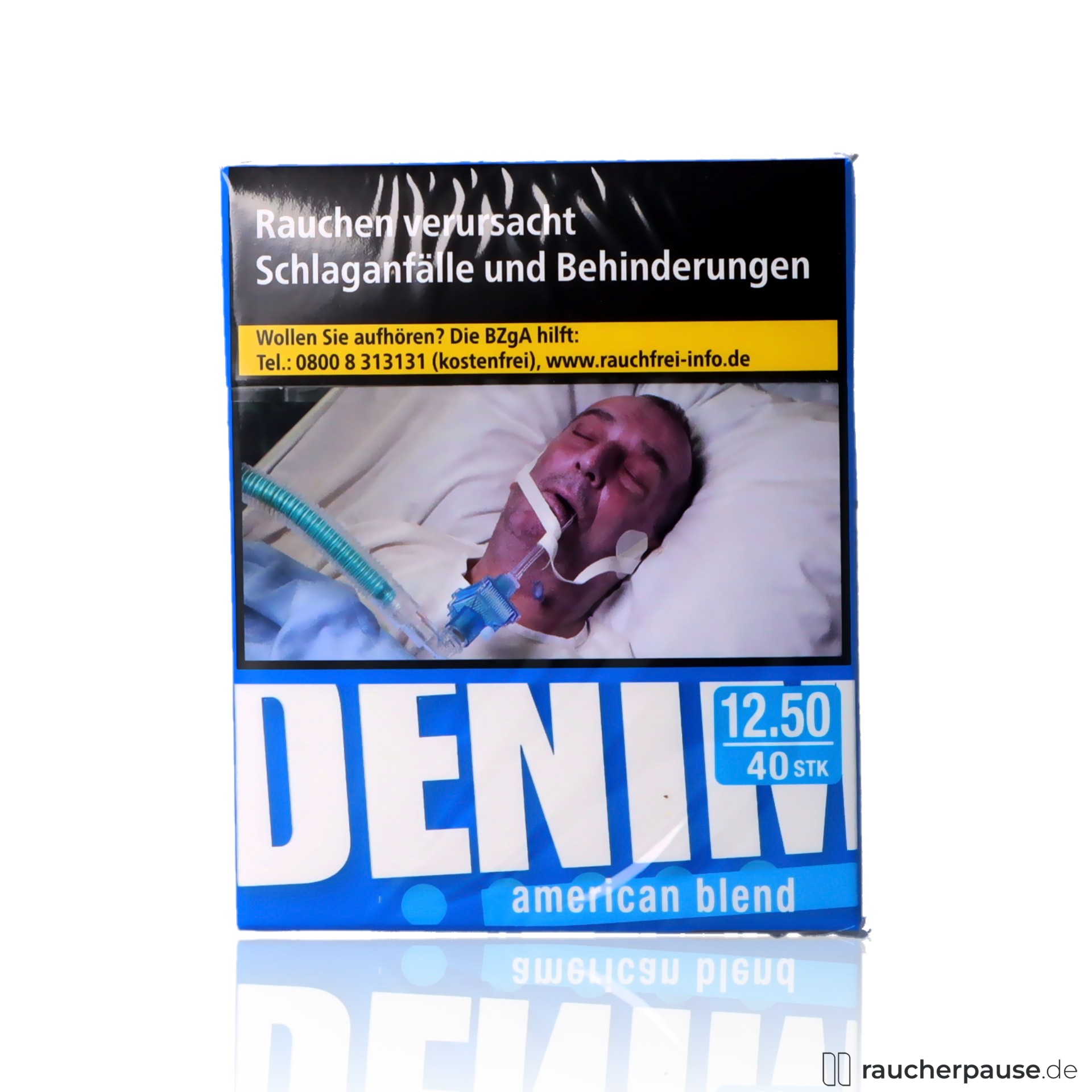 Denim Blue XXXL Filterzigaretten | 40 Stk. pro Packung | King Size | American Blend
