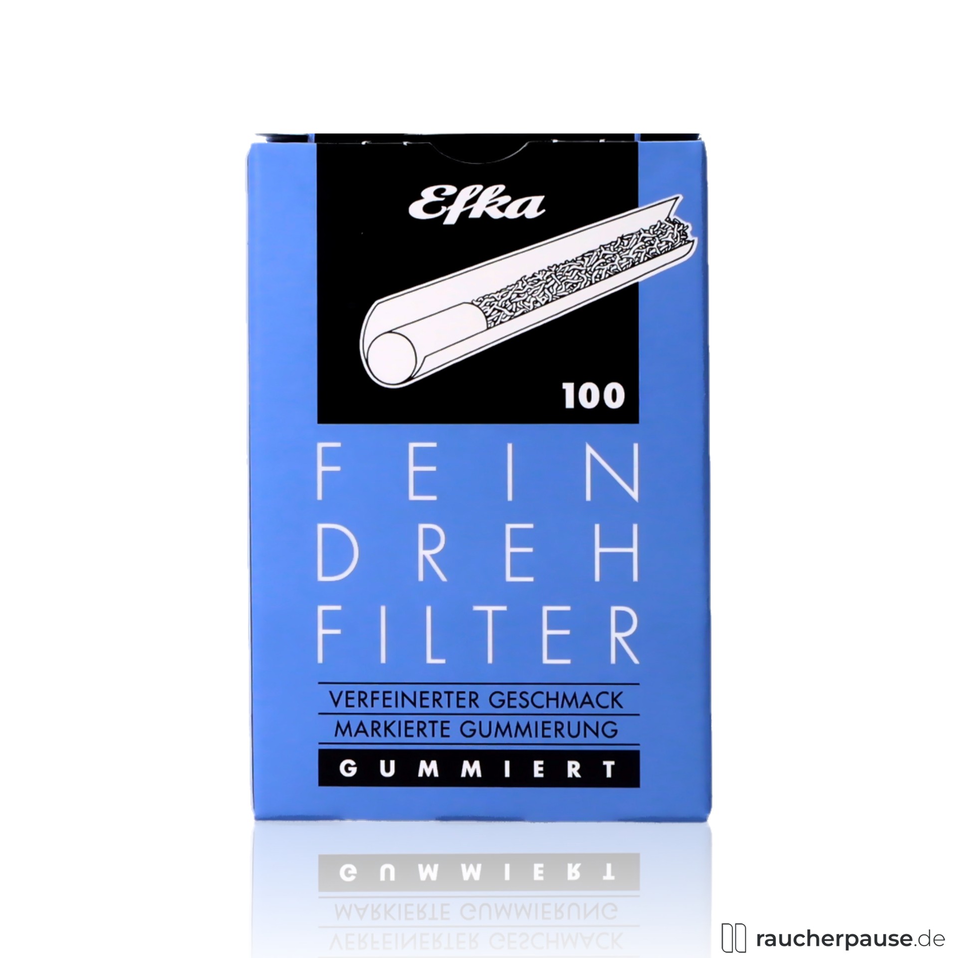 Efka Feinfilter | 100 Stück | 15mm x 6mm | Zelluloseacetat für Selbstgedrehte Zigaretten