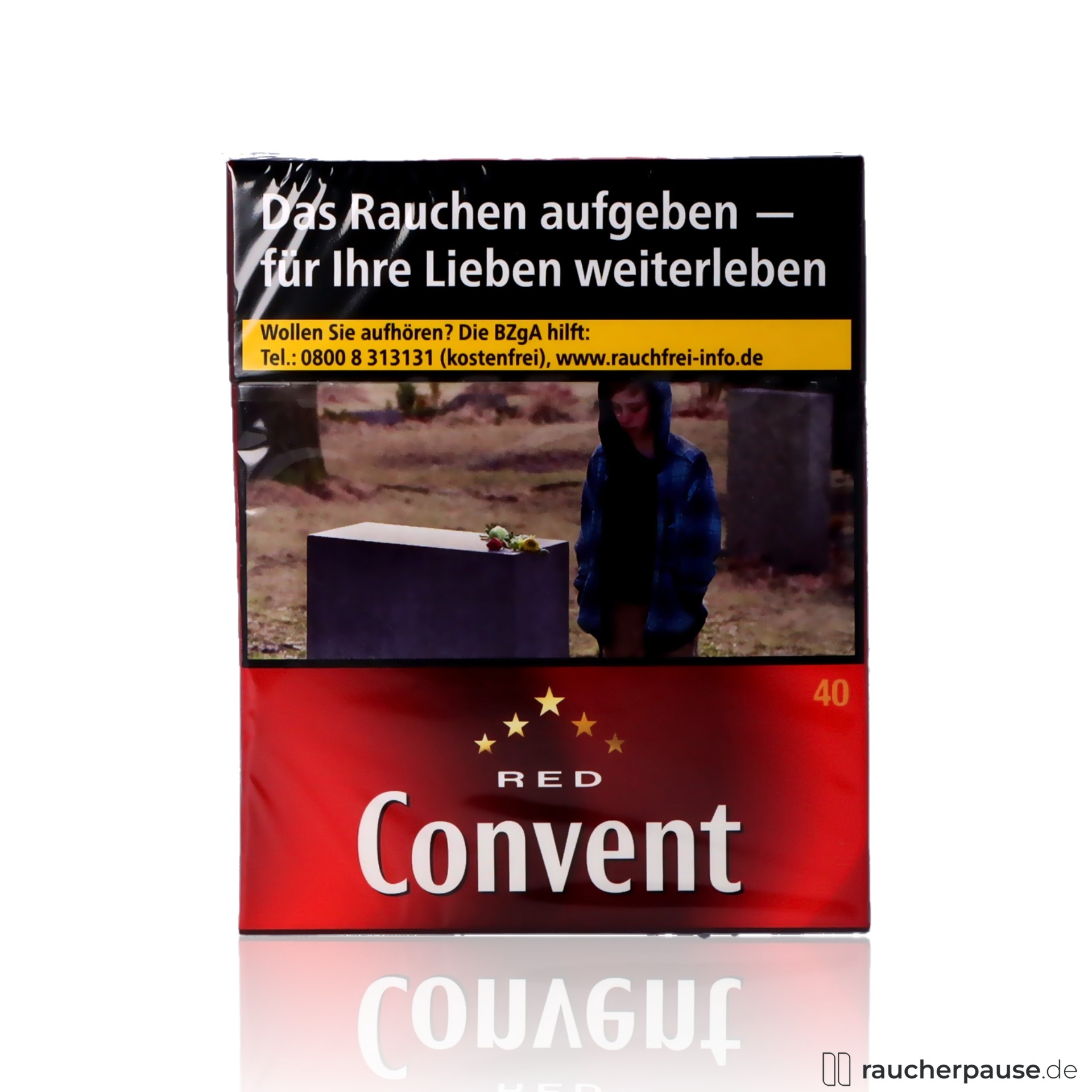 Convent Classic Red Blend Zigaretten | 40 Stk. pro Packung | King-Size American Blend Convent Classic Red Blend Zigaretten | 40 Stk. pro Packung | King-Size American Blend