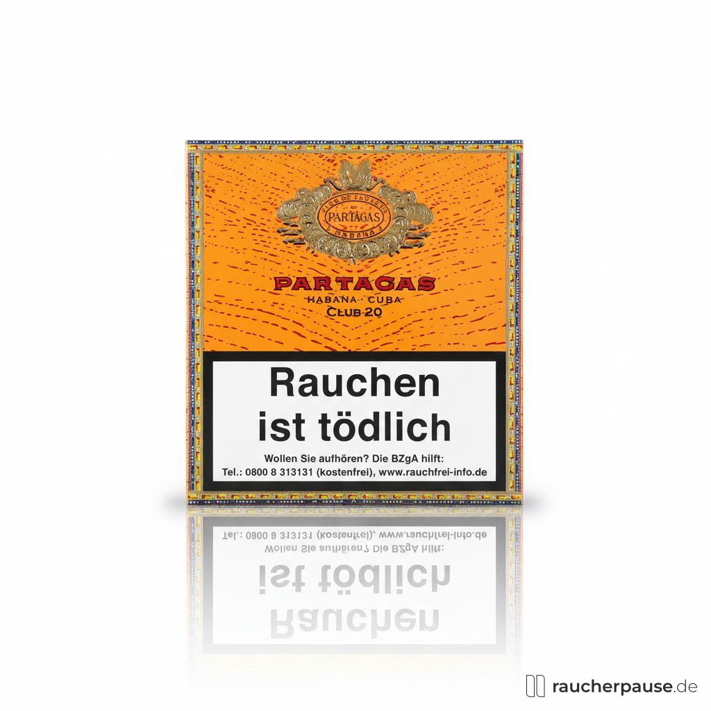 Partagás Club Zigarillos | 20er Pack | 100% kubanischer Tabak | Intensiv & Vollmundig