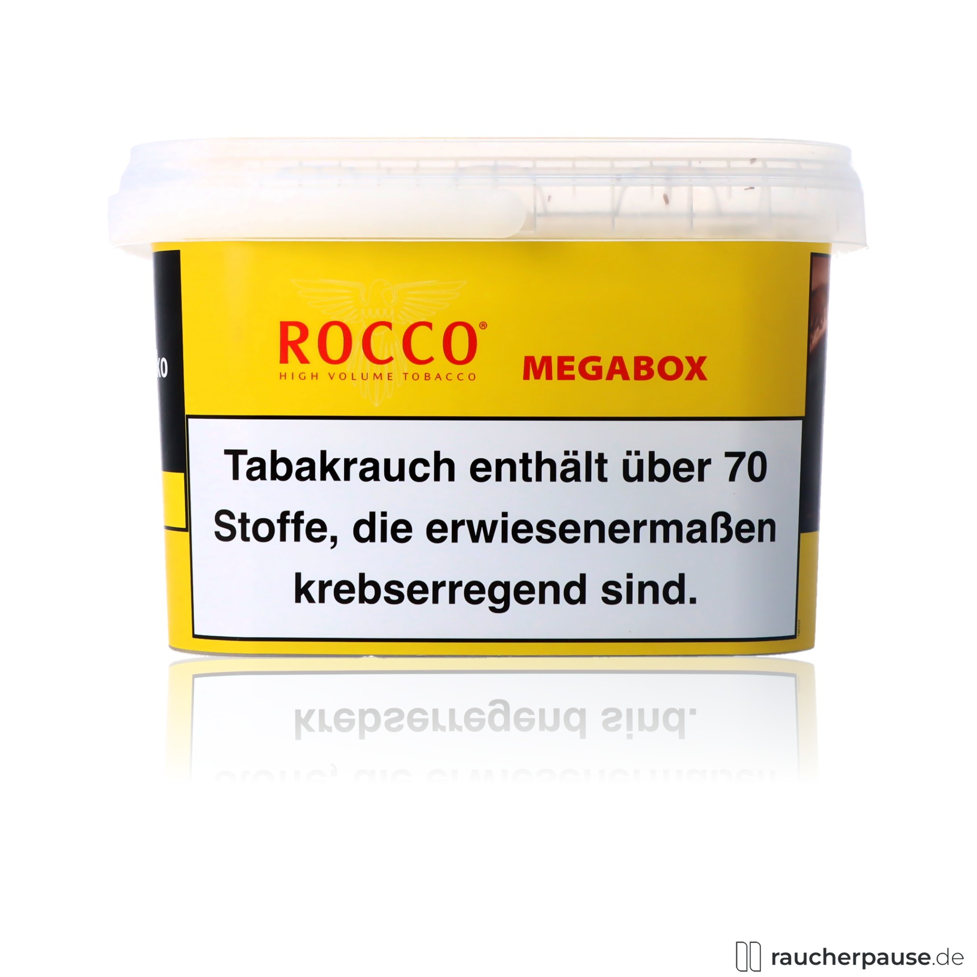 Rocco Tabak Gelb als Volumentabak kaufen Rocco High Volumentabak Gelb im Eimer