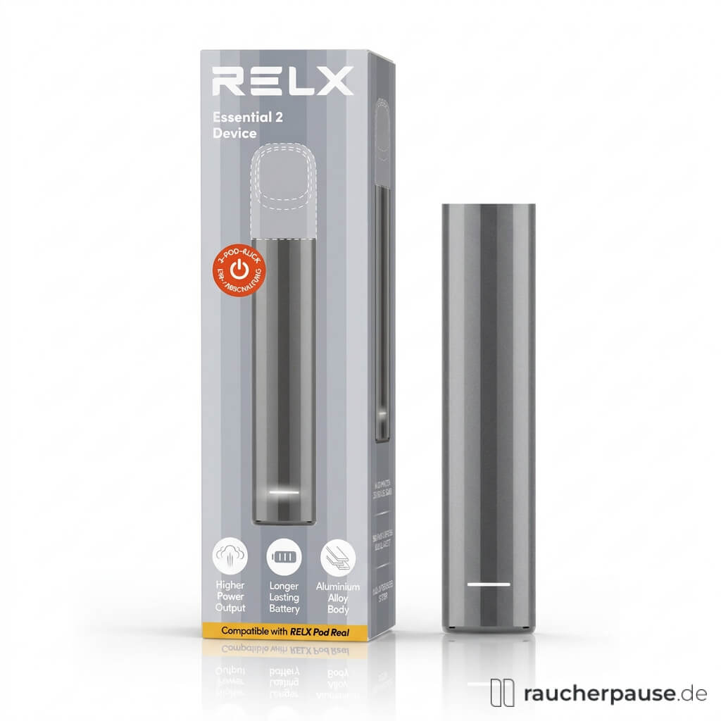 RELX Essential 2 Device Grey | 380 mAh | 10 Watt