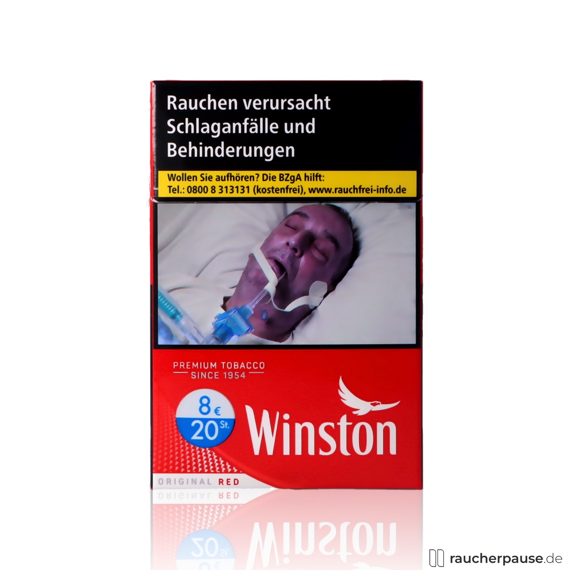 Winston Red Zigaretten | 20 Stk. pro Packung | Kräftiger American Blend Geschmack
