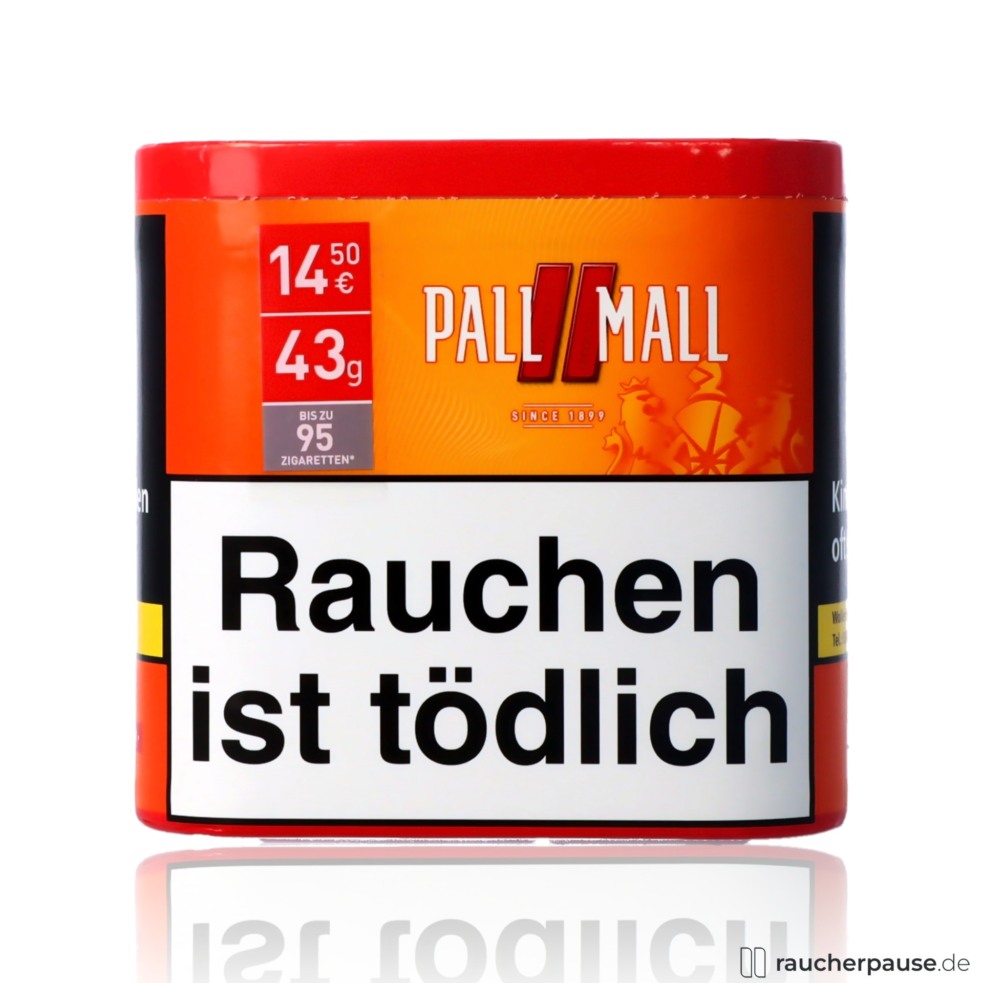 Pall Mall Allround Red Volumentabak | 43g Dose | Stark & American Blend