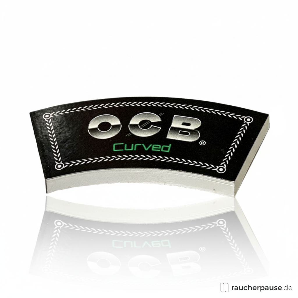 OCB Curved Filter Tips | 32 Blatt | 25x62 mm | Konische vorperforierte Tips
