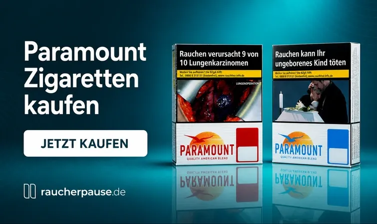 Paramount Zigaretten kaufen – Blue und Red Sorten im Überblick