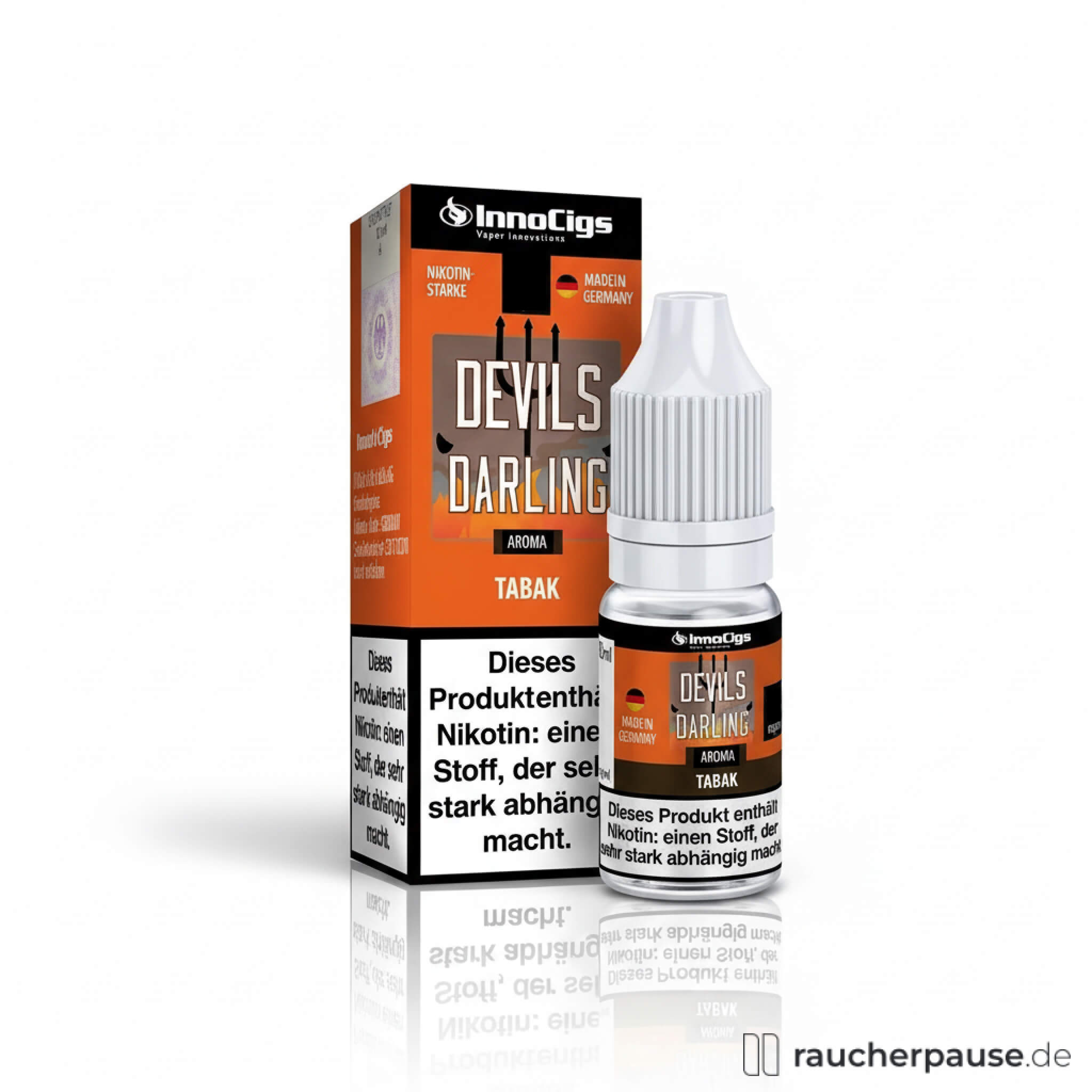 Devils Darling Tabak E-Liquid 10ml 3mg | raucherpause.de Devils Darling Tabak E-Liquid 10ml 3mg | raucherpause.de