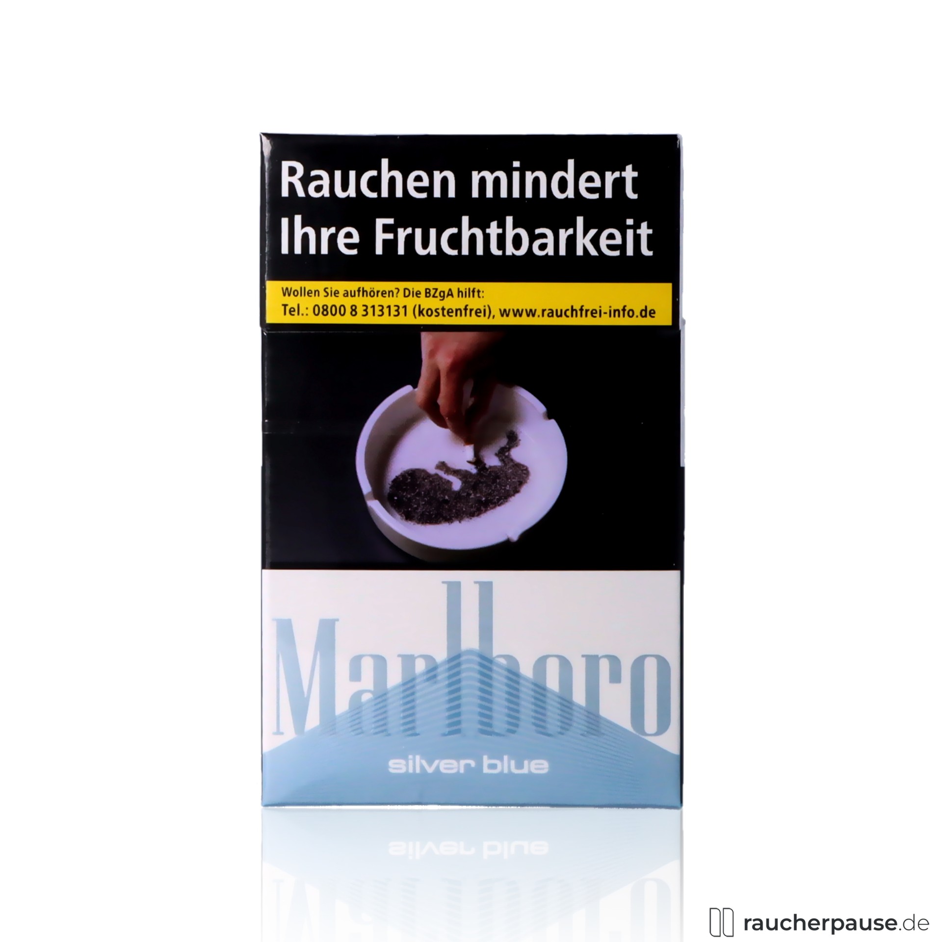 Marlboro Silver Blue Zigaretten | 20 Stk. pro Packung | King-Size Format | Mild-würziger Geschmack