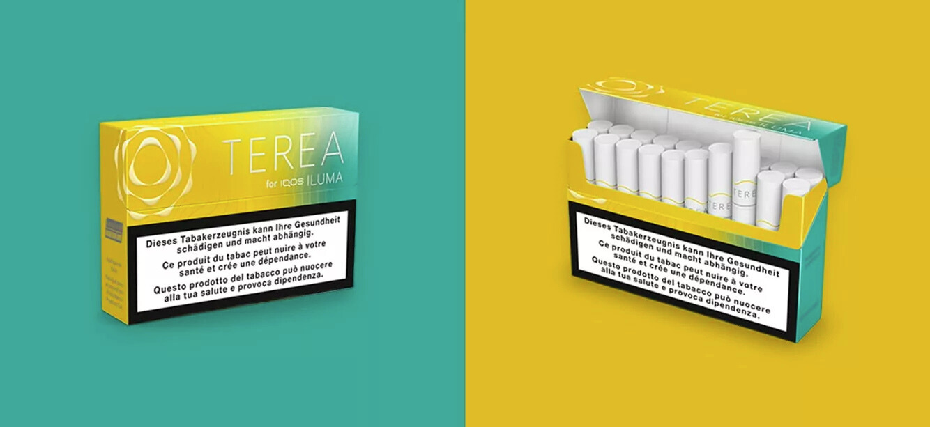 GelbGrüne Terea Sticks im Vergleich