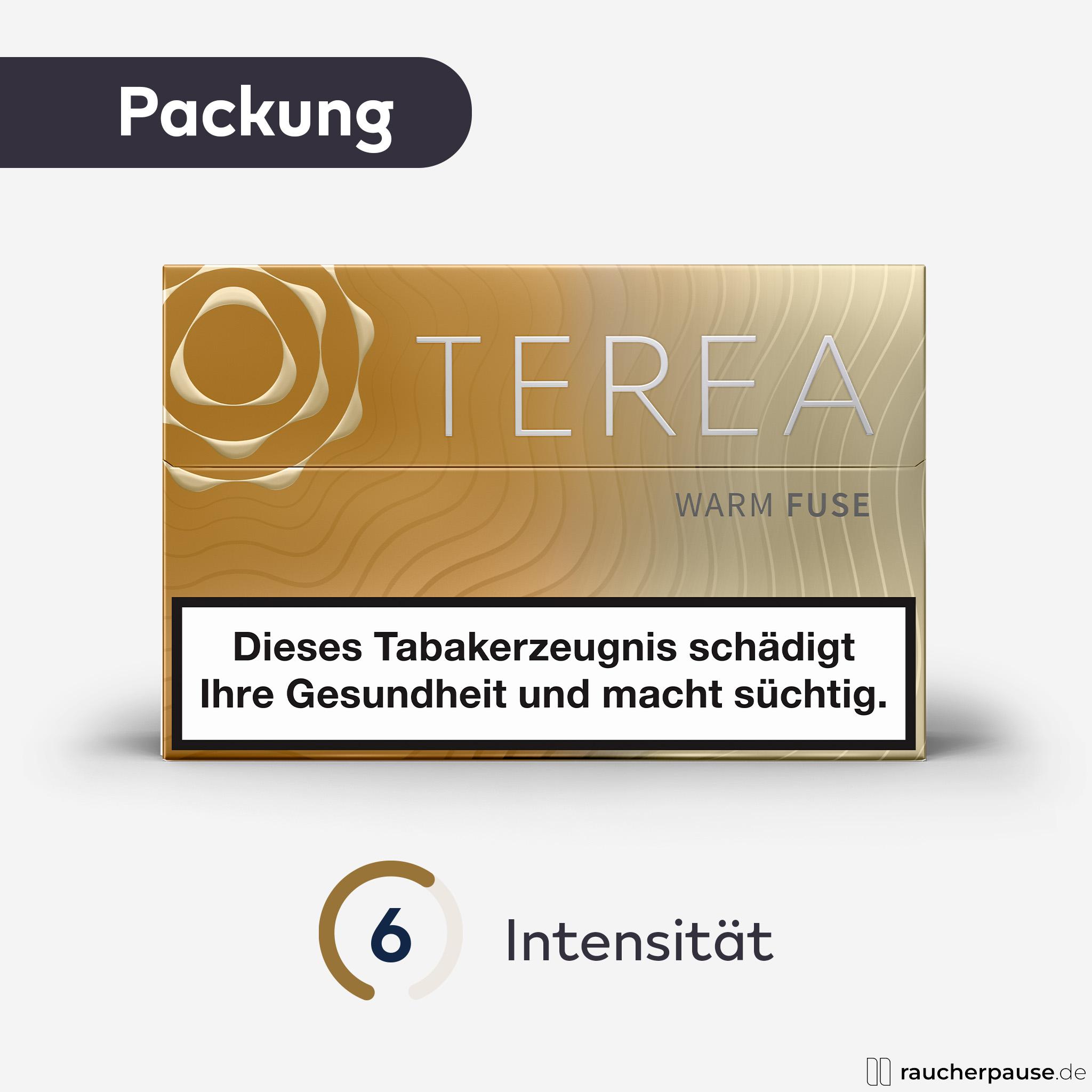 Terea Warm Fuse Tabaksticks für IQOS Iluma | 20 Stück | Warmer Geschmack