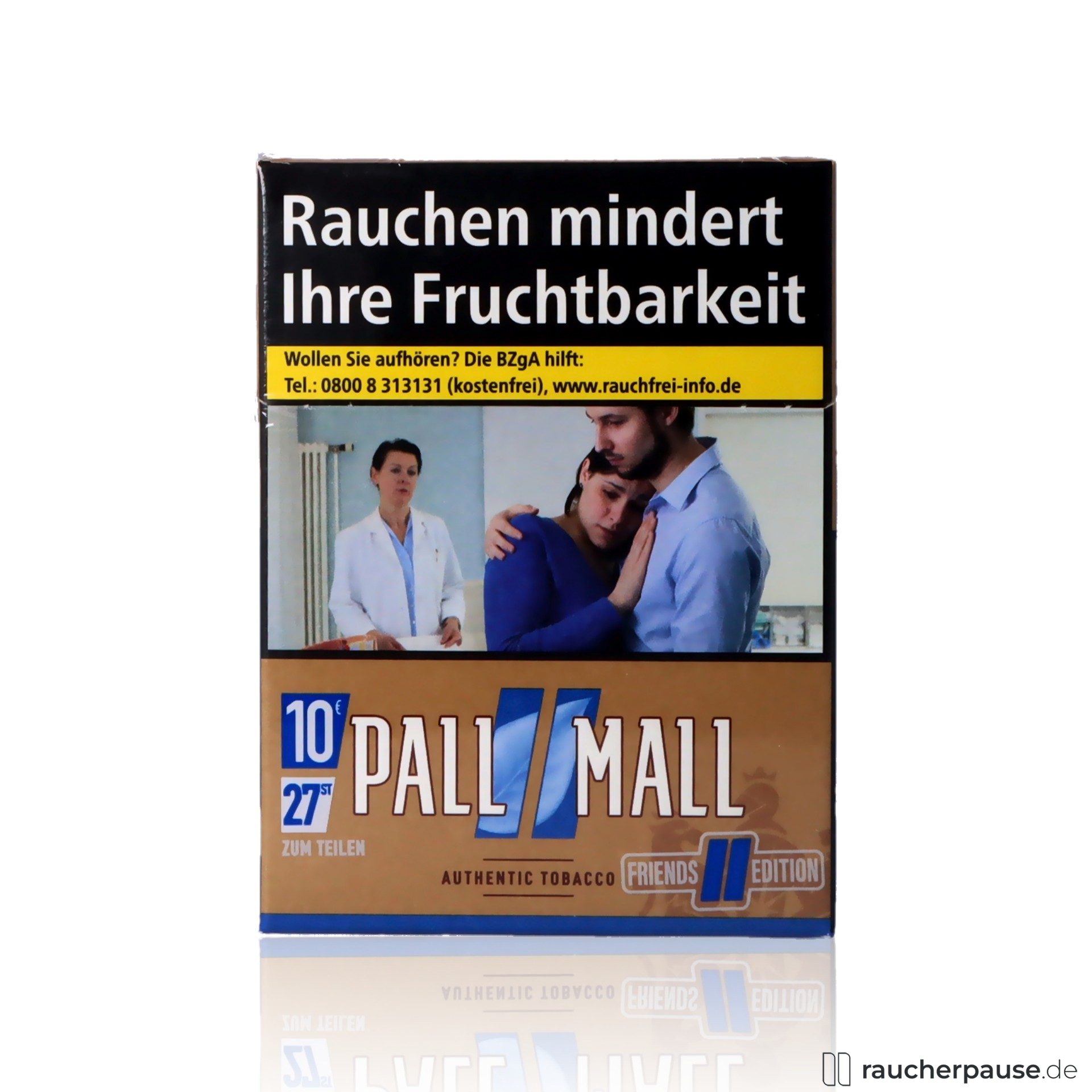 Pall Mall Authentic Blue Giga Zigaretten | 27 Stk. pro Packung | Ohne Zusatzstoffe