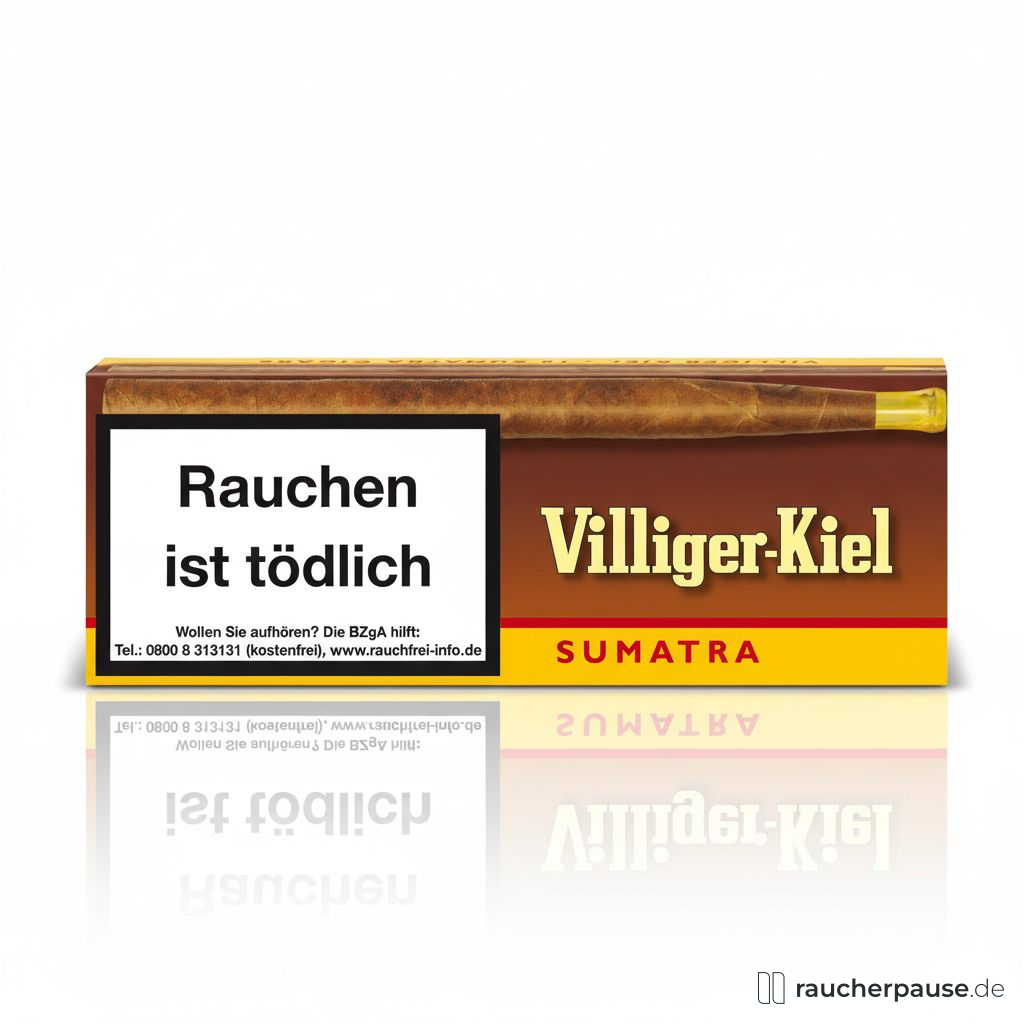 Villiger-Kiel Sumatra Zigarillos | 10er Pack | Long Cigarillo | Java Kentucky Deckblatt Villiger-Kiel Sumatra Zigarillos | 10er Pack | Long Cigarillo | Java Kentucky Deckblatt