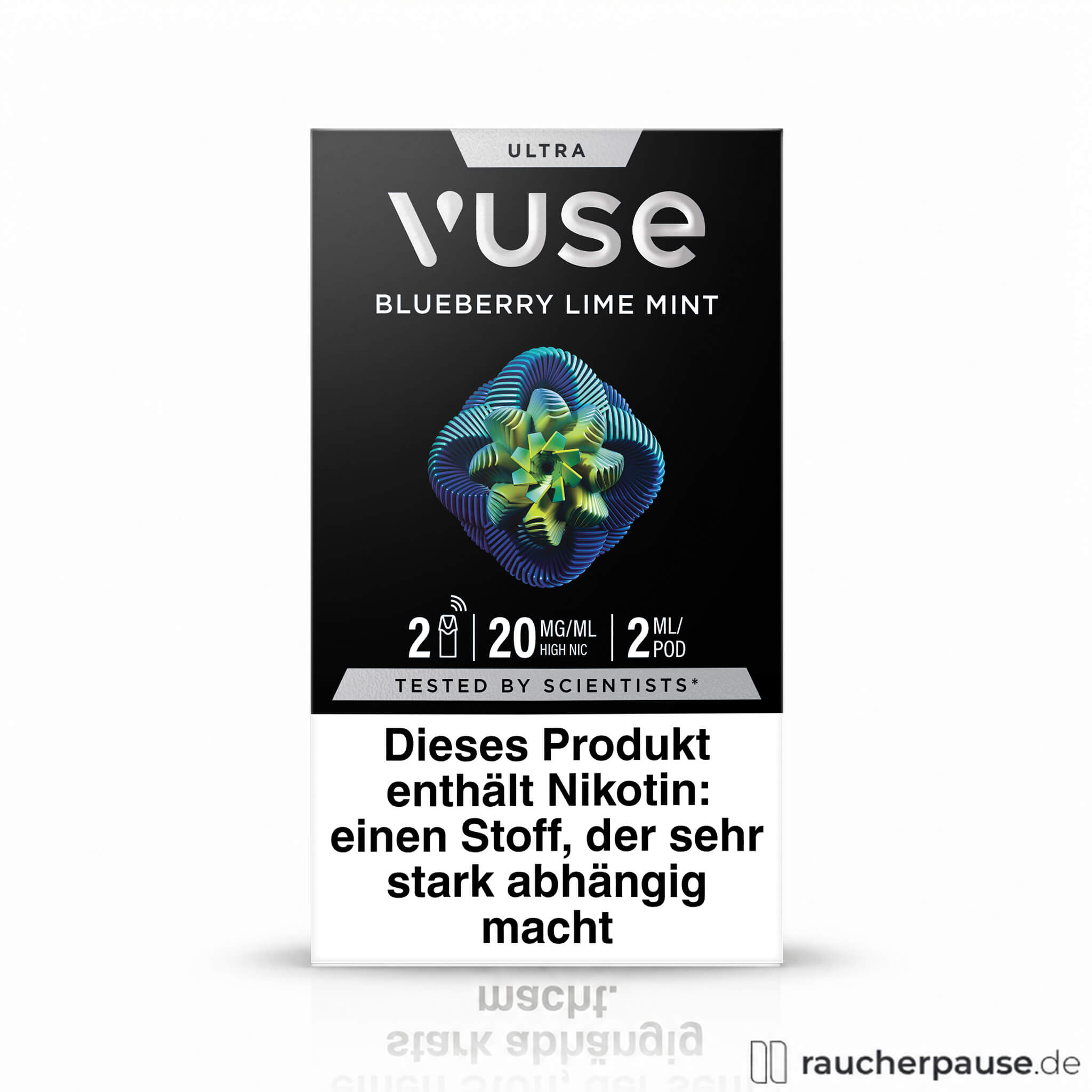 Vuse Ultra Pods Blueberry Lime Mint | 20 mg/ml Nikotin | 2 Pods