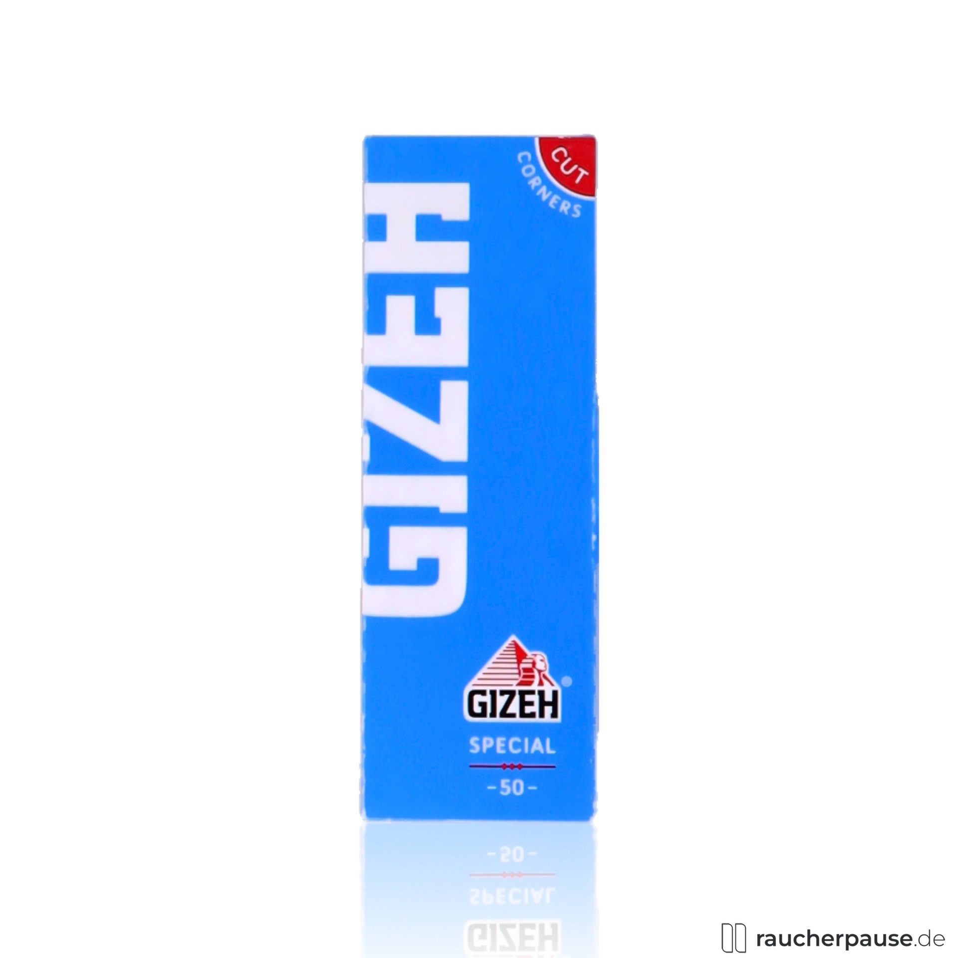 Gizeh Special Blau Blättchen | 50 Blatt | Regular-Size | 100% Zellulose | Dünn