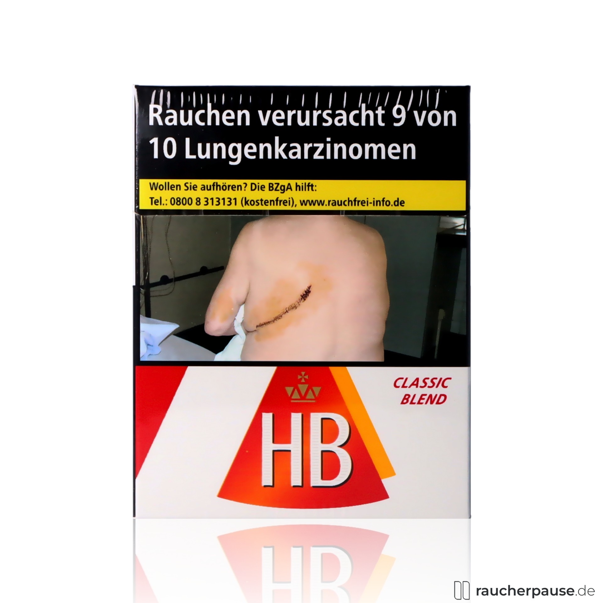 HB Classic Blend Zigaretten | 22 Stk. pro Packung | King Size mit Virginia & Burley Tabak