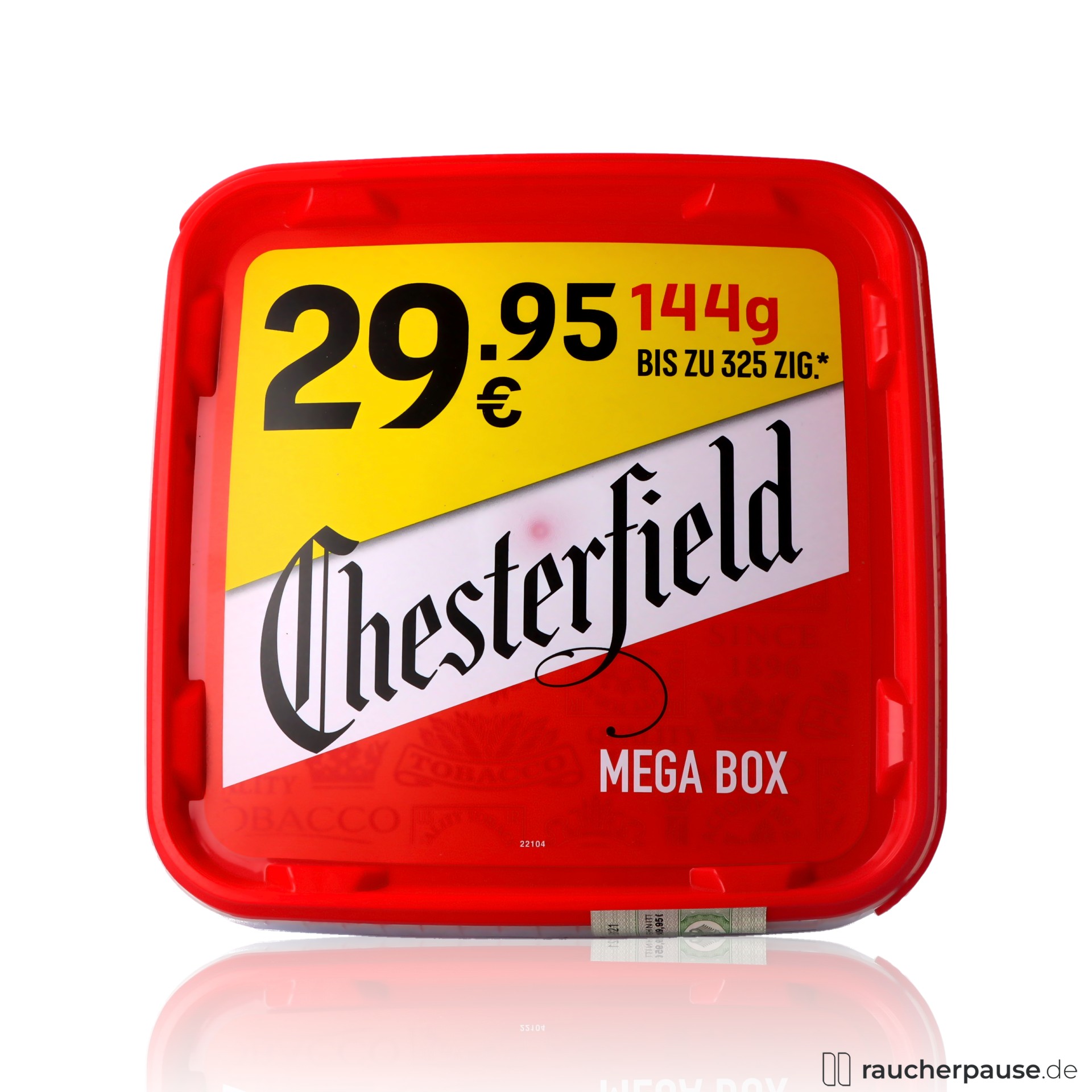 Chesterfield Red Volumentabak | 144g Mega Box | American Blend | Selbststopfer