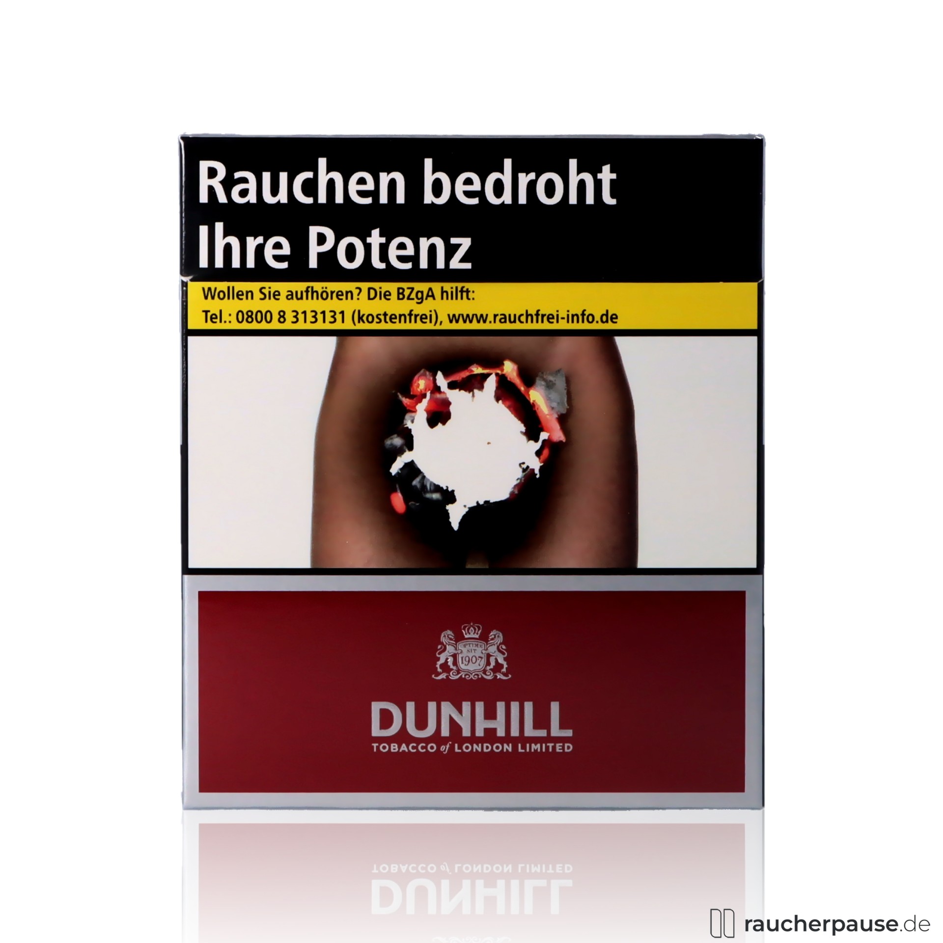 Dunhill Red International Zigaretten | 20 Stk. pro Packung | Long Size Format | Würziges Tabakaroma