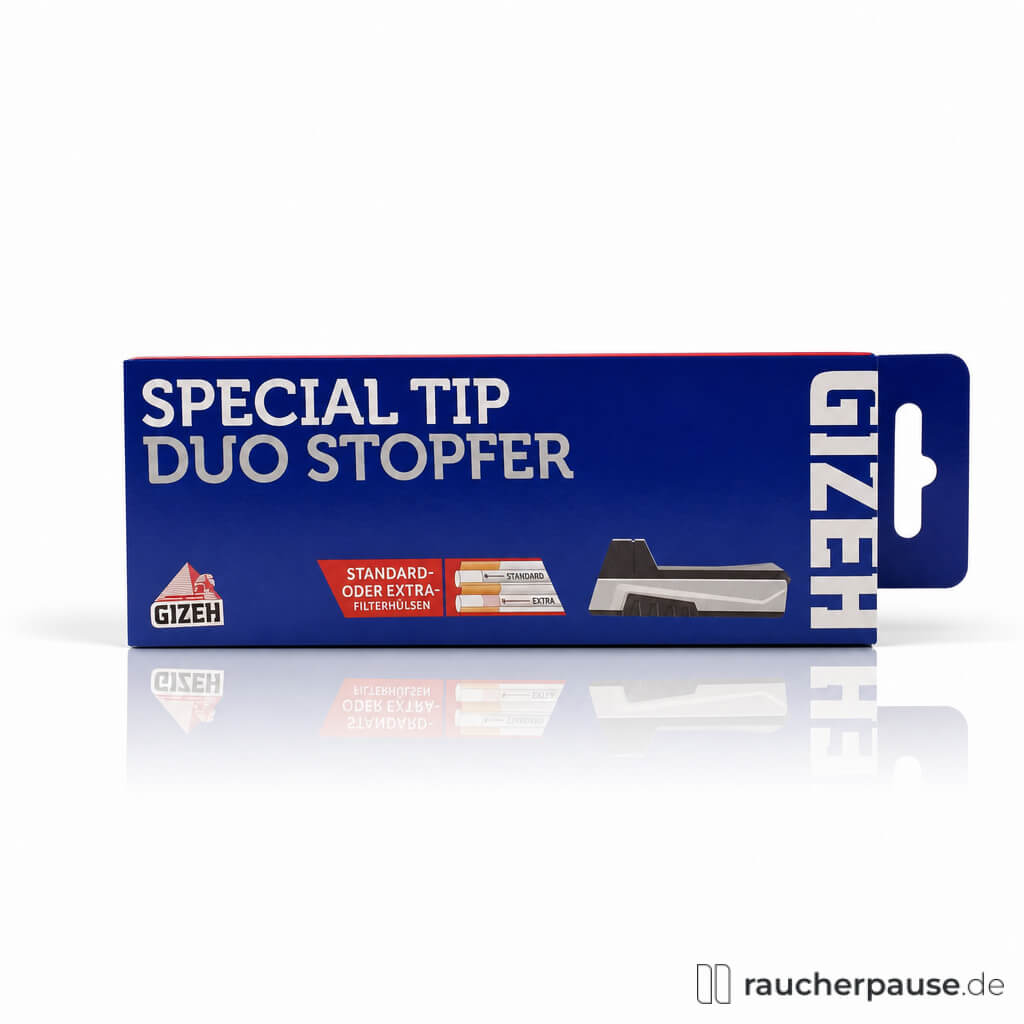 Gizeh Special Tip Duo Stopfer Stopfgerät |Für King Size und Extra Hülsen