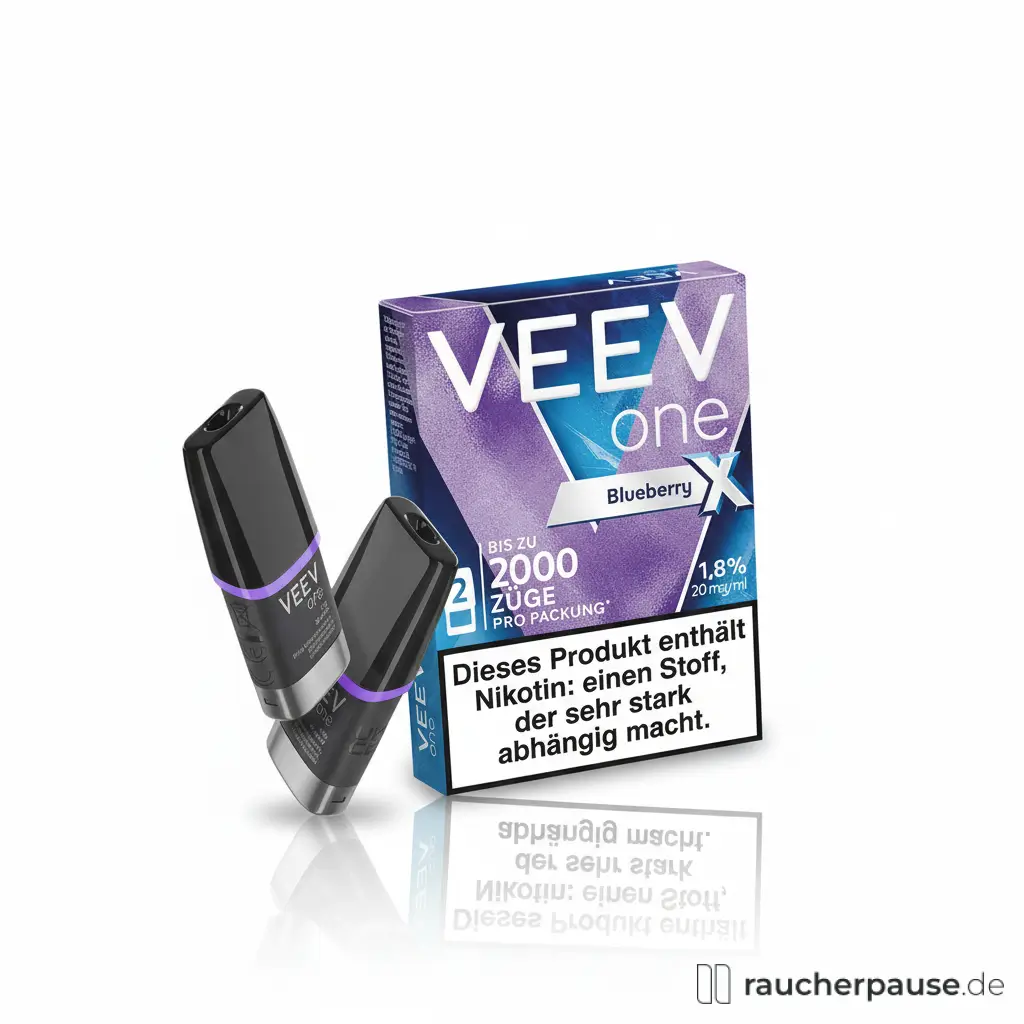 Geschmack: Blueberry Xtra / Nikotingehalt: 20 mg/ml