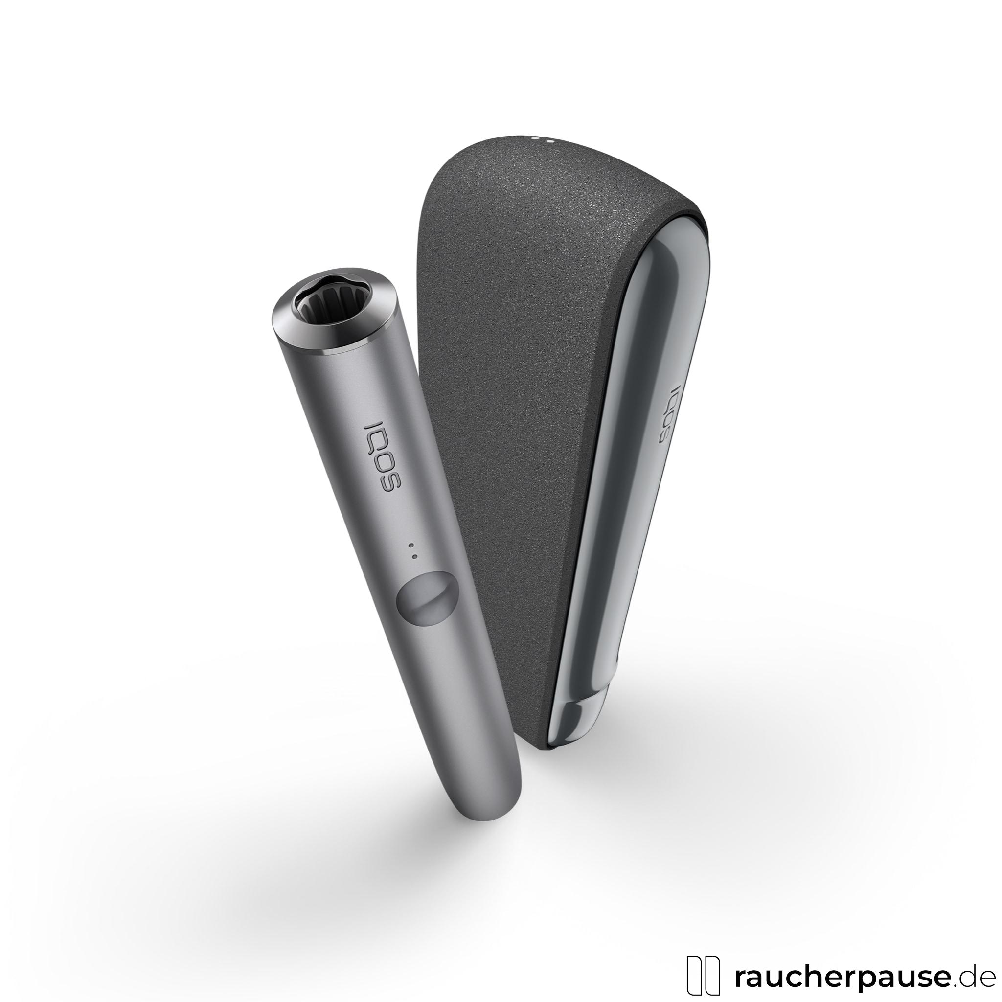 iqos, iqos iluma pebble grey , packshot hinterseite