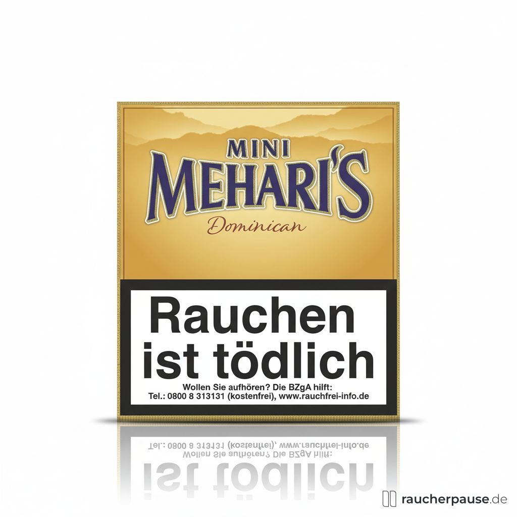 Agio Meharis Mini Dominican Cigarillos | 20er Pack | Holzig, Würzig | Niederlande