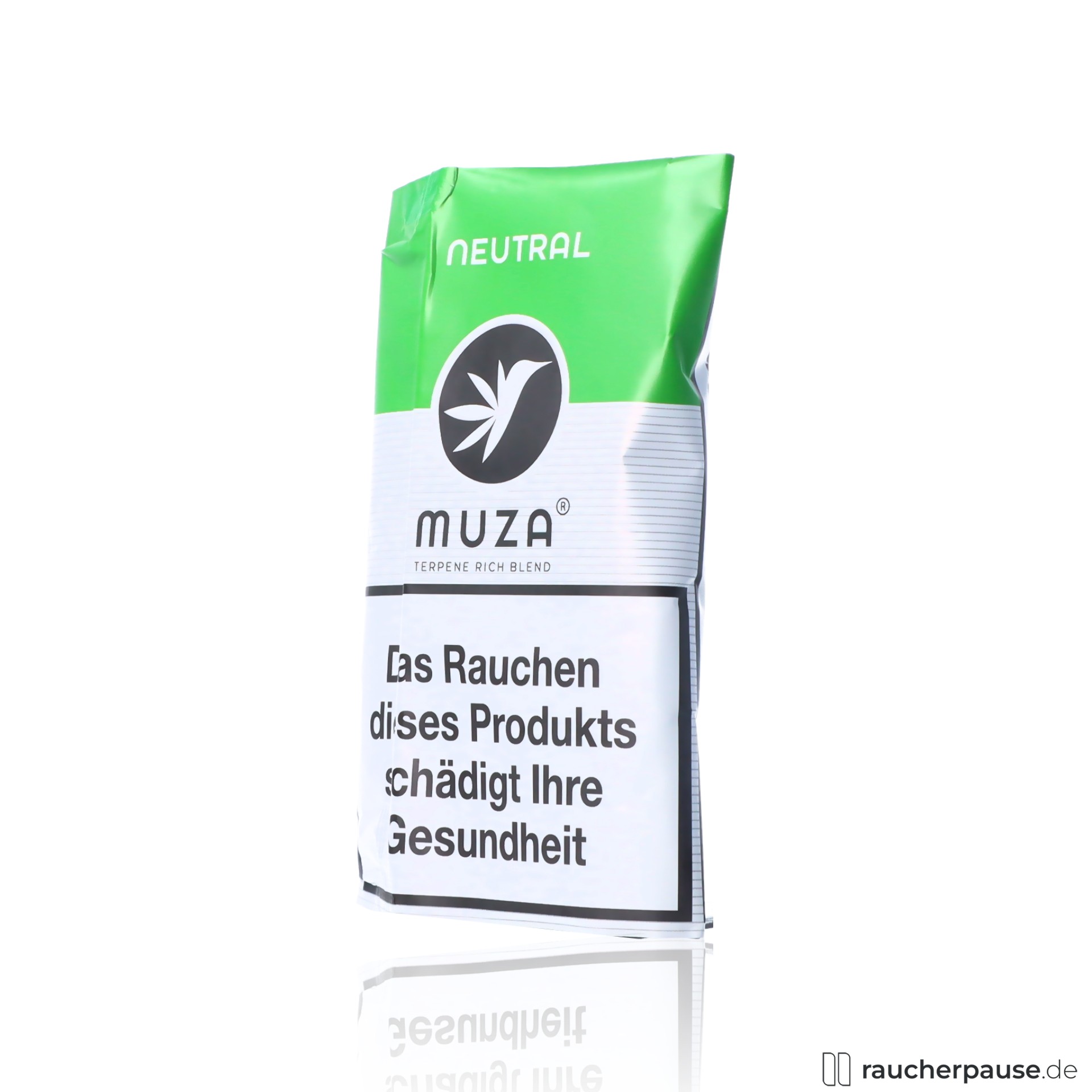 muza herbal neutral 20g kraeutermischung nikotinfrei terpenreiches raucherlebnis , packshot vorderseite