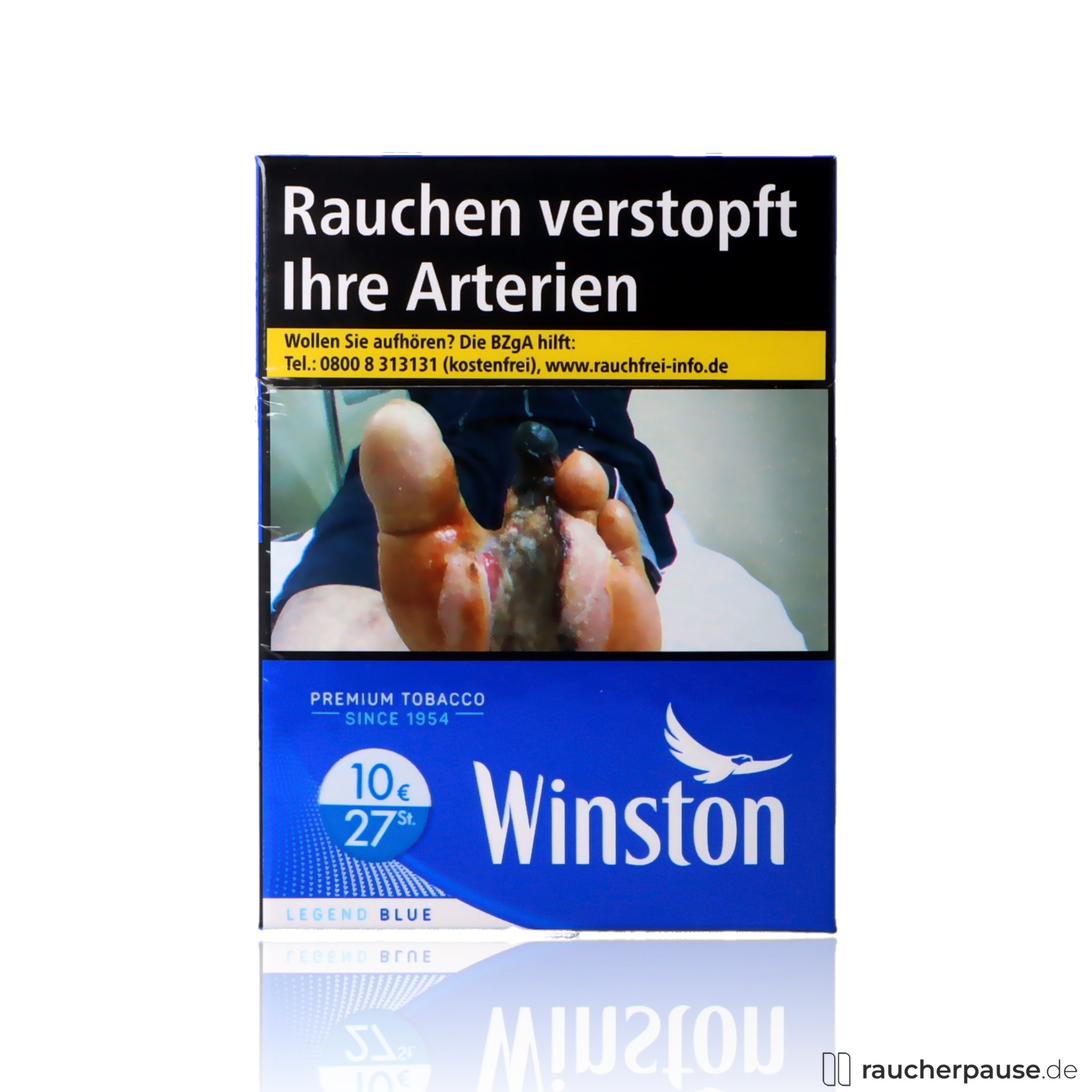 Winston Blue XXL Zigaretten | 27 Stk. pro Packung | Milder American Blend Geschmack