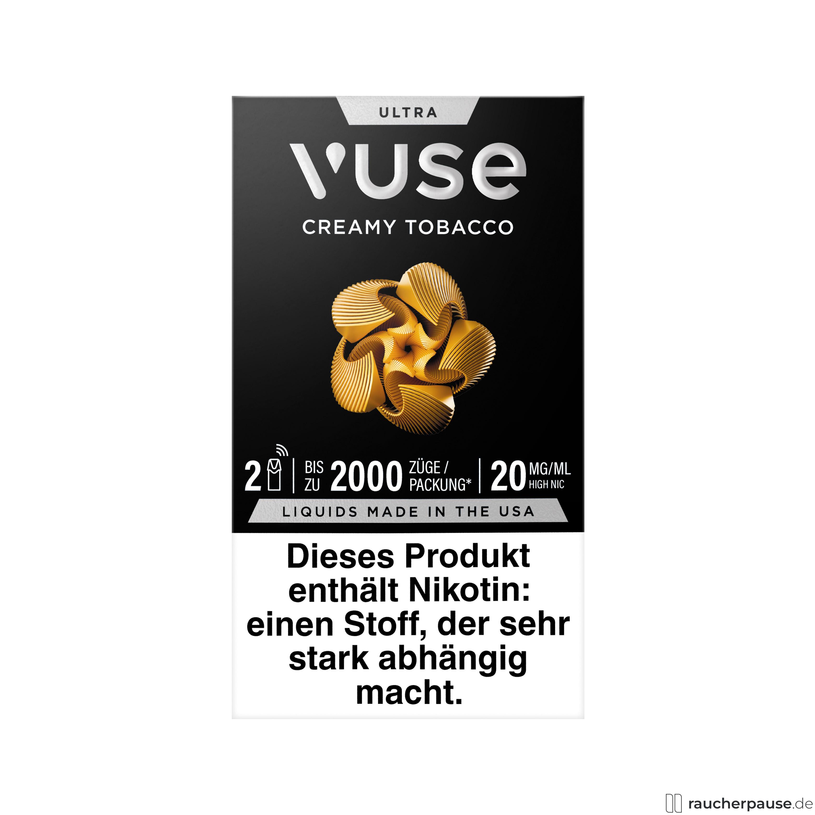 Vuse ULTRA Pods Creamy Tobacco online kaufen Vuse ULTRA Pods Creamy Tobacco online kaufen