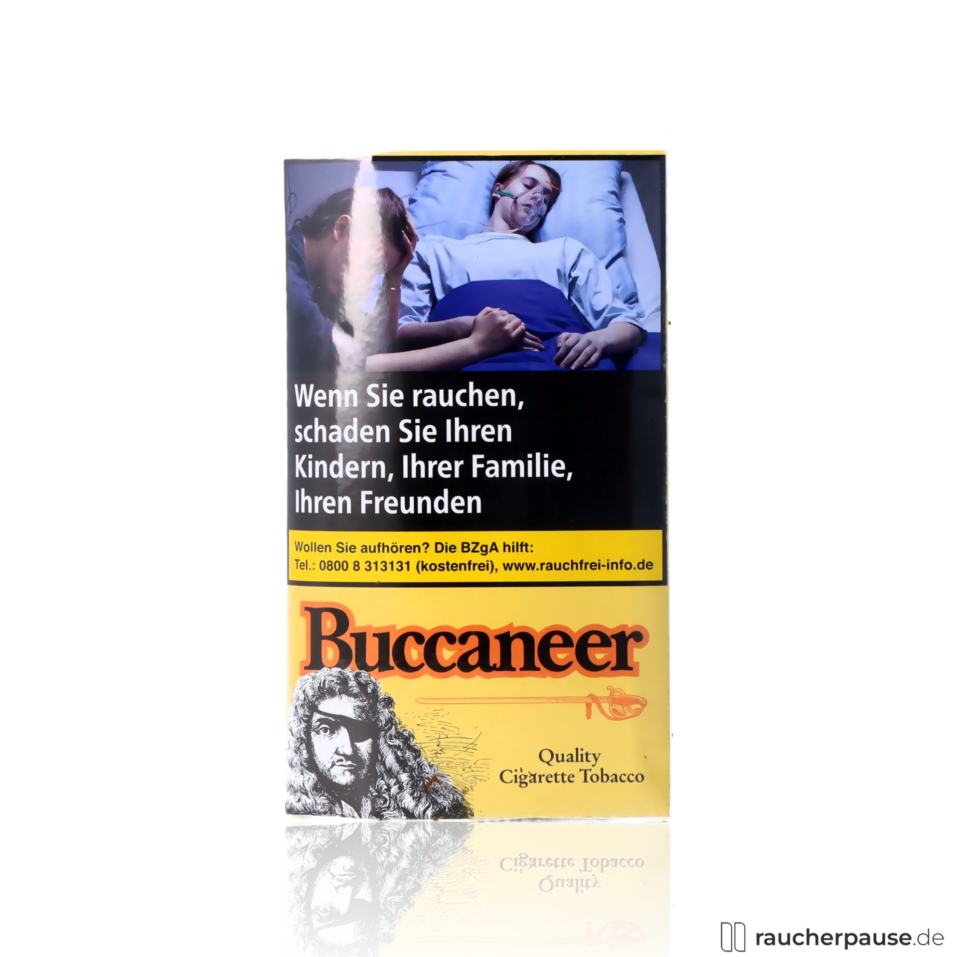 Buccaneer Zigarettentabak | 40g Päckchen | Aromatisch Whisky Blend