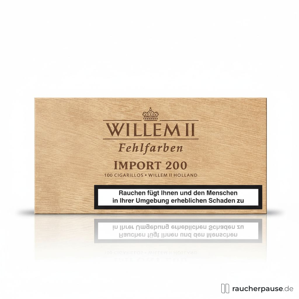 Willem II Fehlfarben Sumatra Cigarillos | 100 Stück | Würzig, Vollmundig, Java-Deckblatt Willem II Fehlfarben Sumatra Cigarillos | 100 Stück | Würzig, Vollmundig, Java-Deckblatt