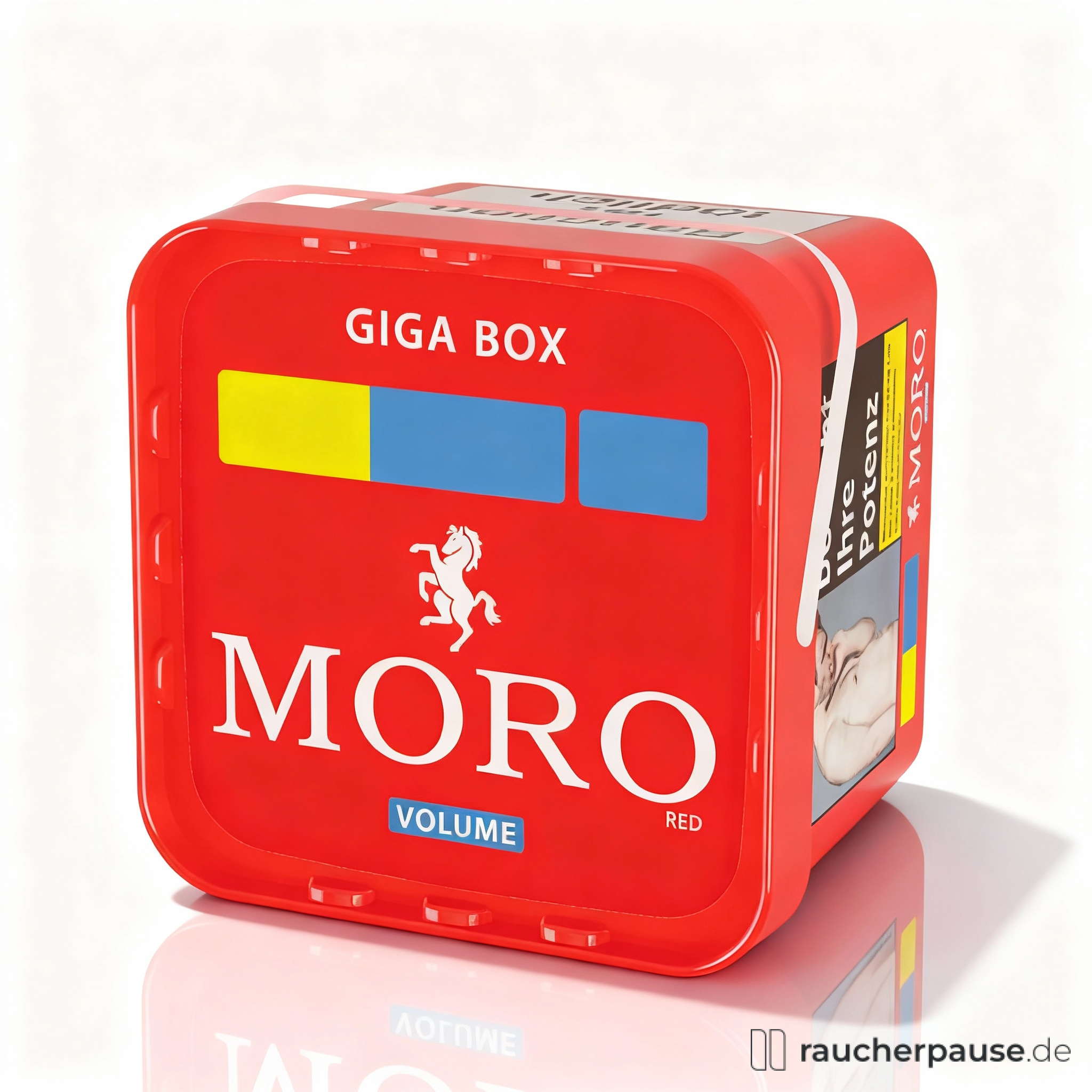 Moro Volume Red Volumentabak Eimer | 245g | Virginia- und Burley-Mischung | Ideal für Zigarettenstopfmaschinen | Hochwertiger Tabakgenuss