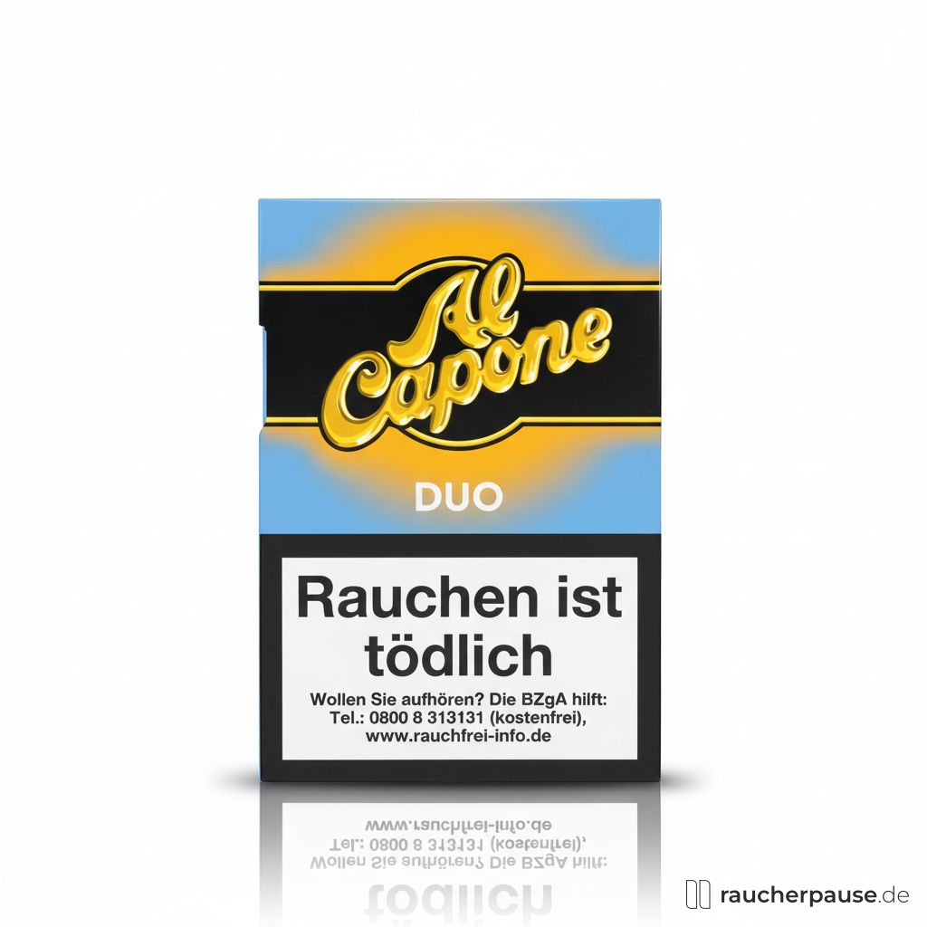 Al Capone Pockets Duo Filter Cigarillos | Salted Caramel | 18 Stk | Mild & Aromatisch