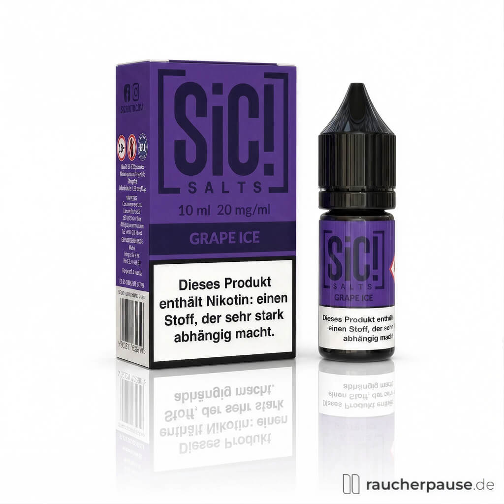 SiC! Salts Grape Ice Liquid | 20 mg/ml Nikotin