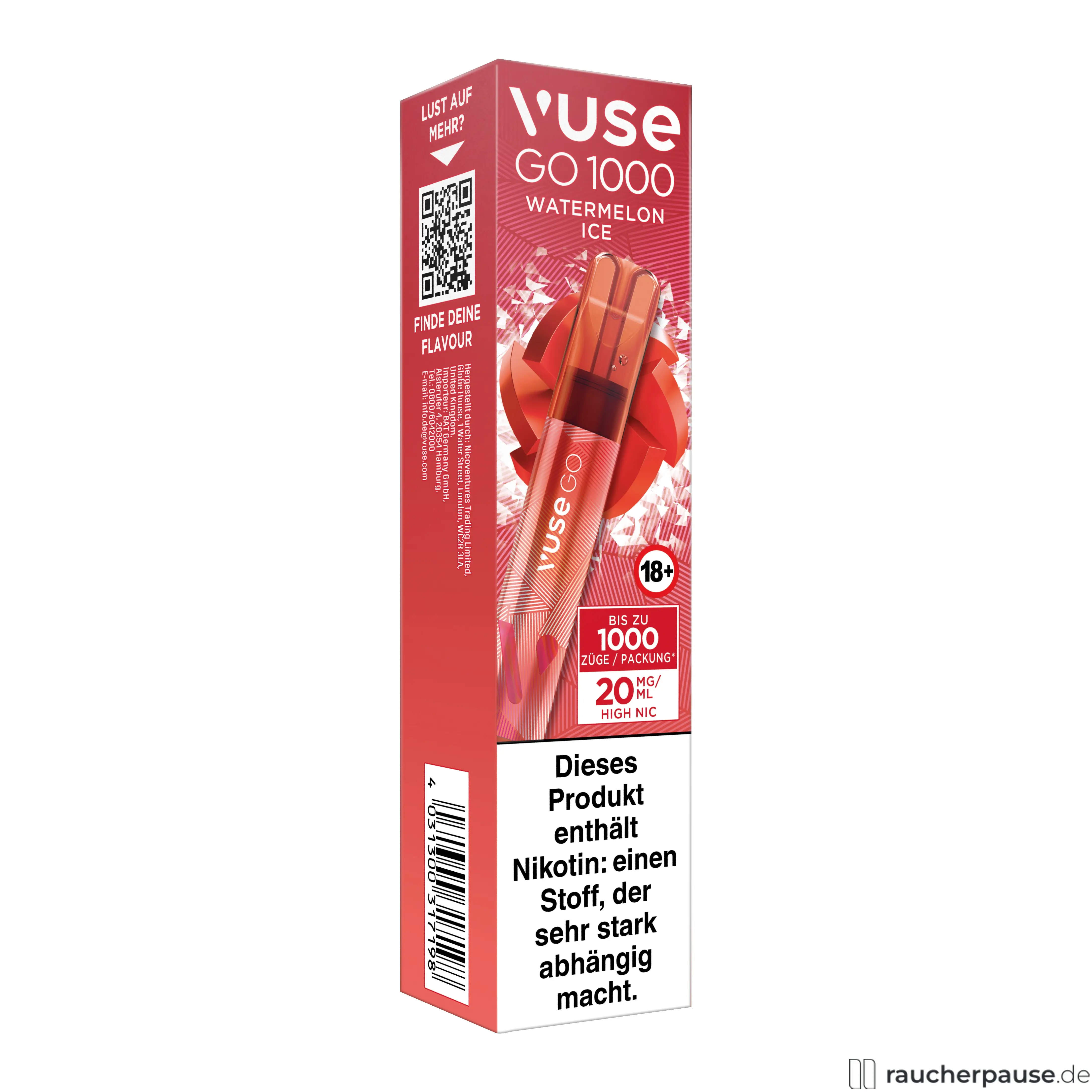 Vuse GO 1000 Watermelon Ice online kaufen | 20mg Vuse GO 1000 Watermelon Ice online kaufen | 20mg
