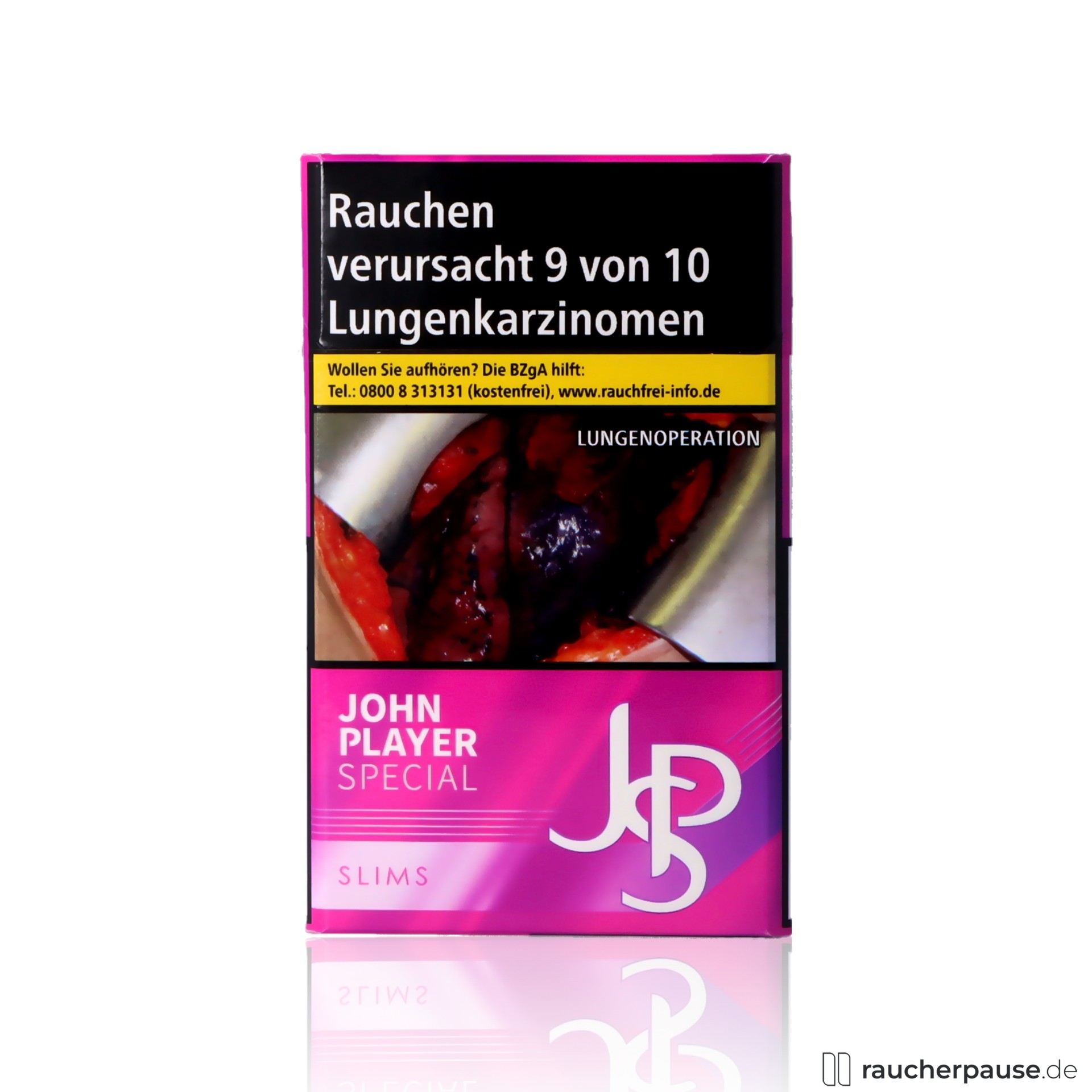 JPS Slims Zigaretten | 20 Stk. pro Packung | Schlankes Design & ausgewogener Geschmack