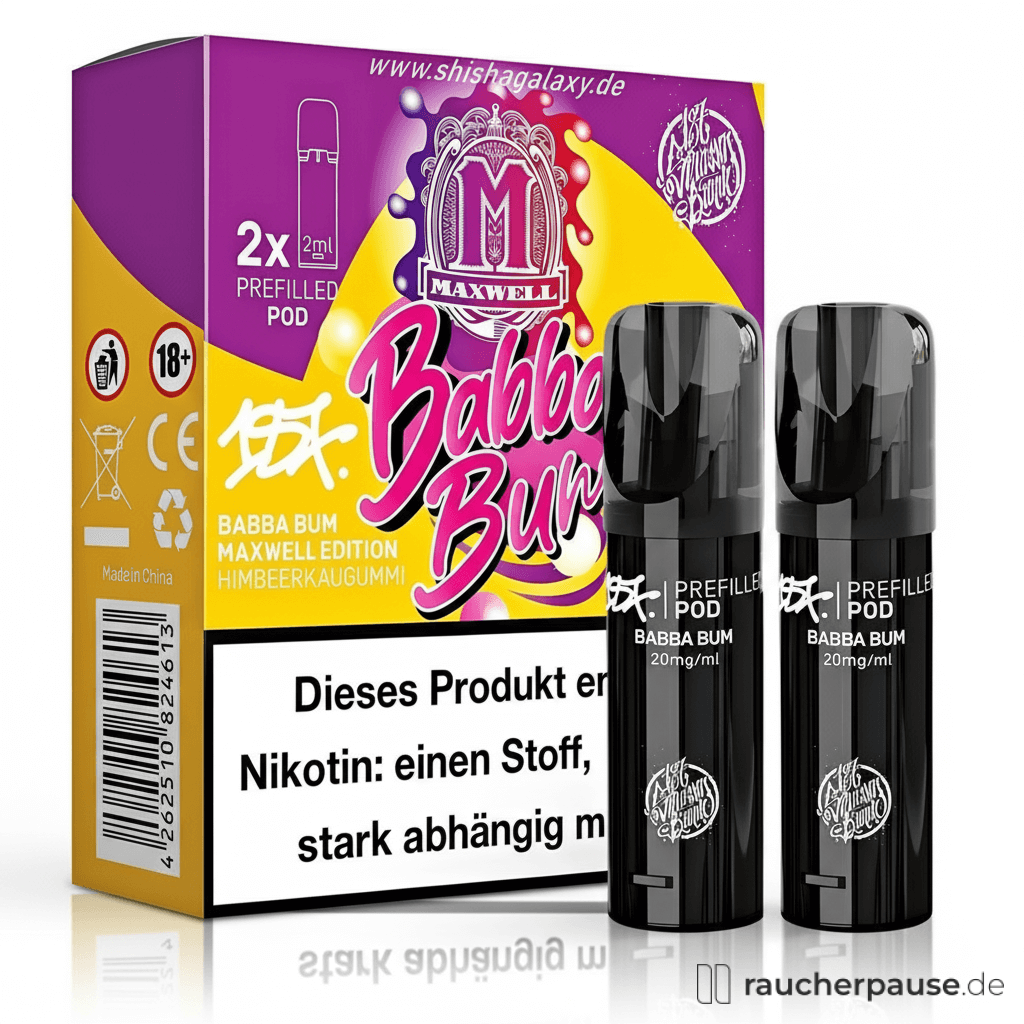 187 Strassenbande Babba Bum Liquid Pod – 2 ml | Nikotin 20 mg/ml | 2er Pack (4 ml) | ELFA kompatibel