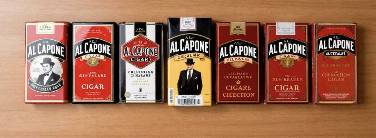 Al Capone Sorten nebeneinander