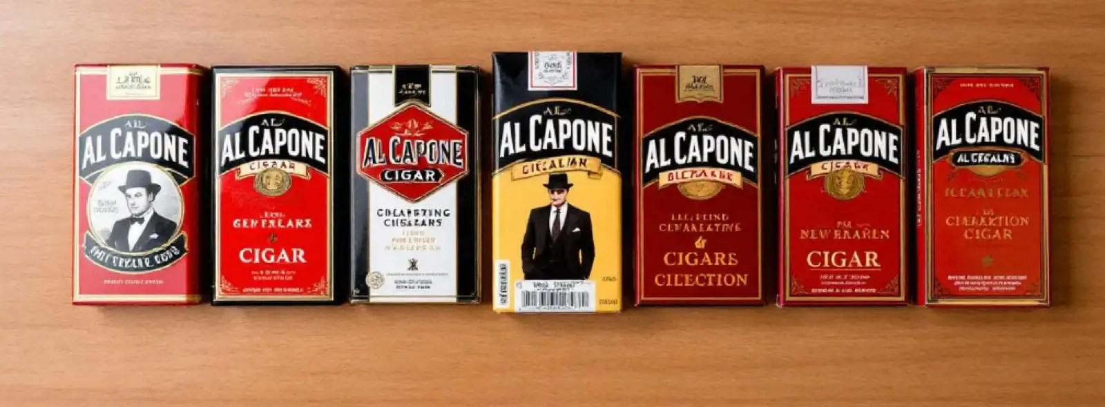 Al Capone Sorten nebeneinander