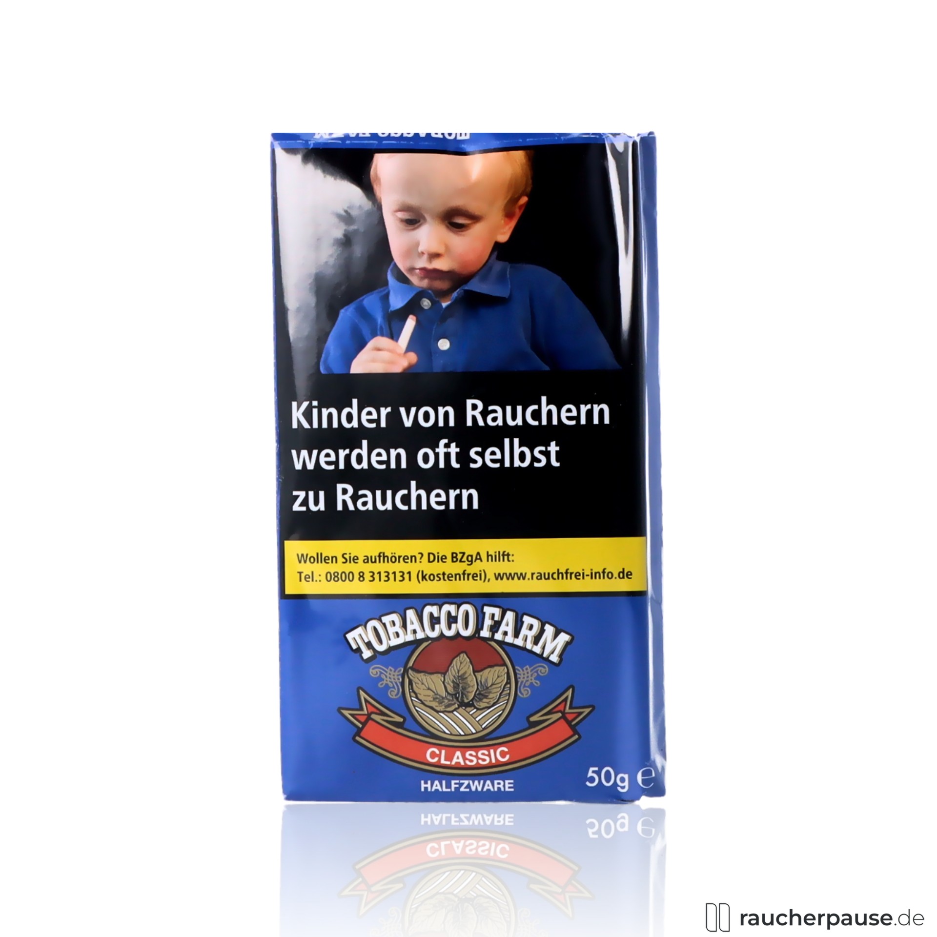 Tobacco Farm Halfzware Tabak | Pouch | Ohne Zusatzstoffe | Feinschnitt Drehtabak
