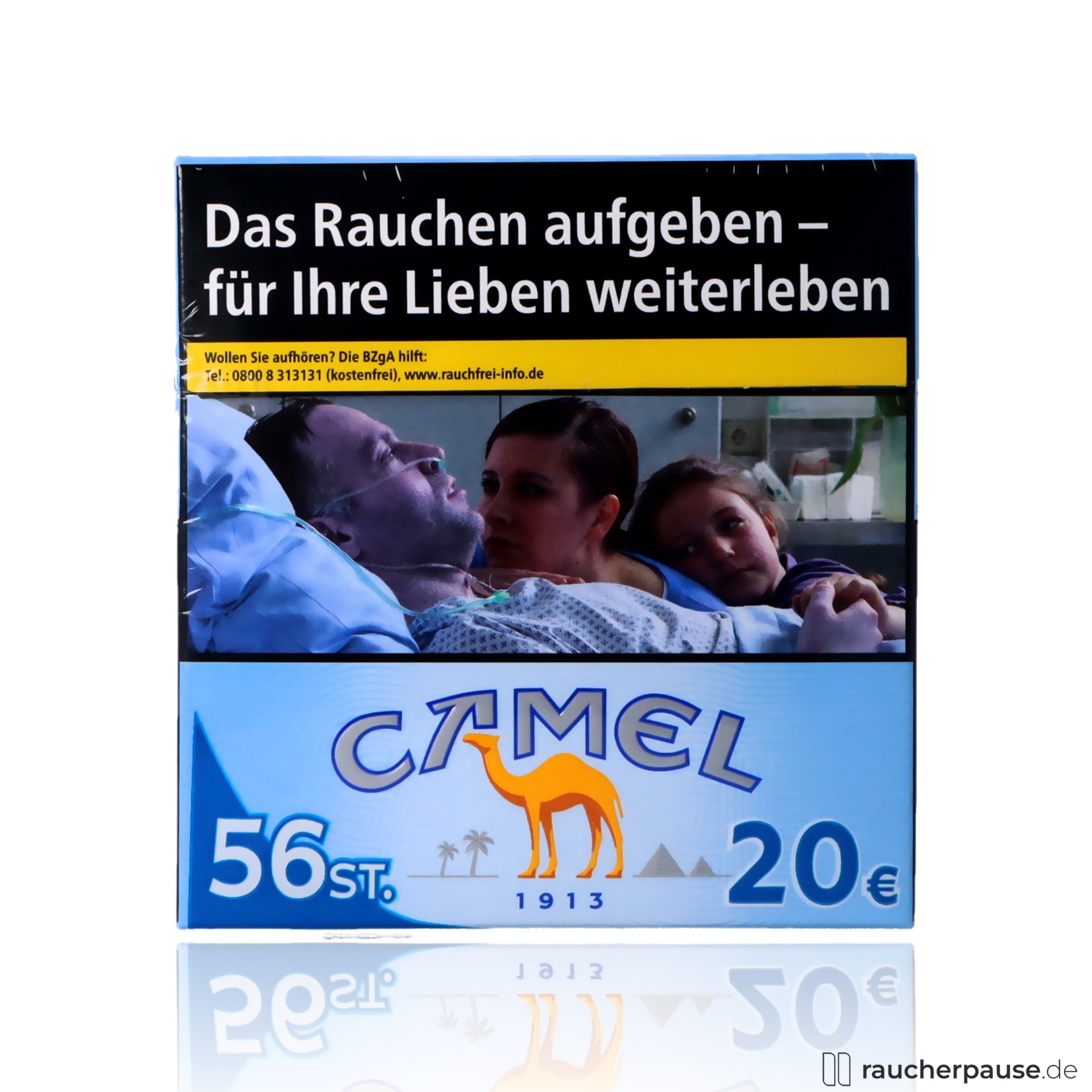 Camel Blue 6XL Zigaretten | 56 Stk. pro Packung | Sanftes Aroma Camel Blue 6XL Zigaretten | 56 Stk. pro Packung | Sanftes Aroma