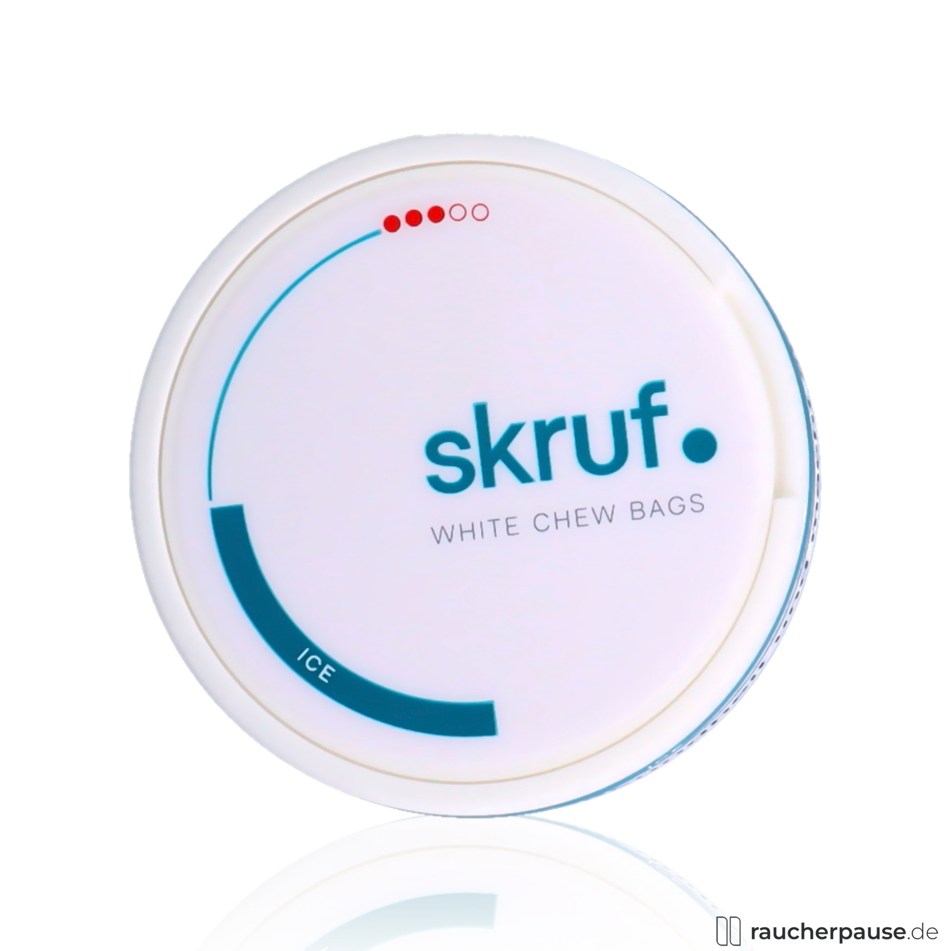Skruf Ice White Chew Bags #3 | Intensität 3 | Minzgeschmack, 12mg/g Nikotin