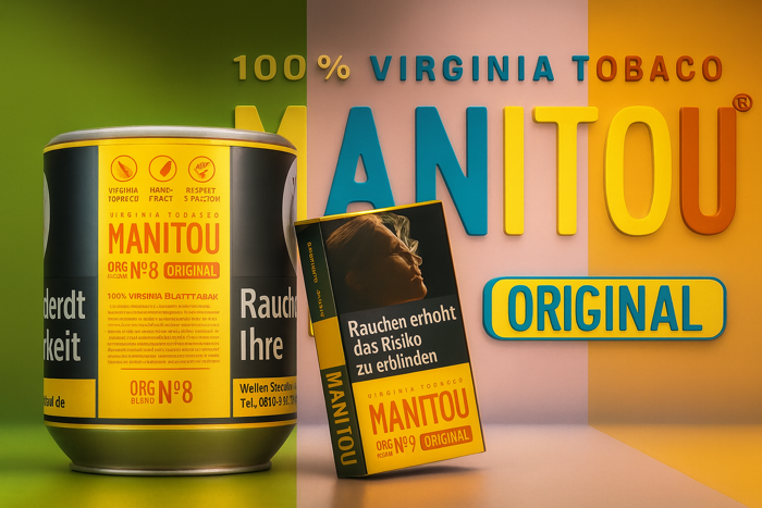Werbebild von Manitou Zigaretten