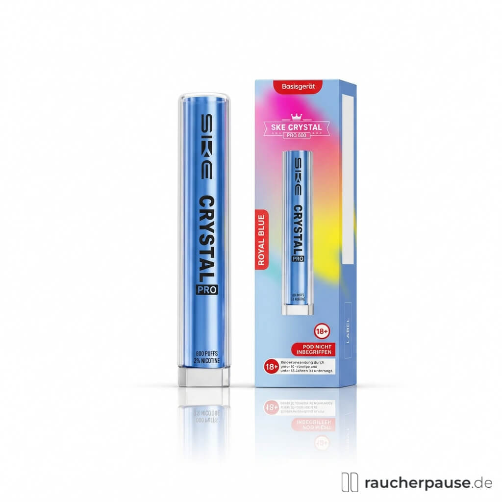 SKE Crystal 800 Pro Akku Royal Blue | 400 mAh