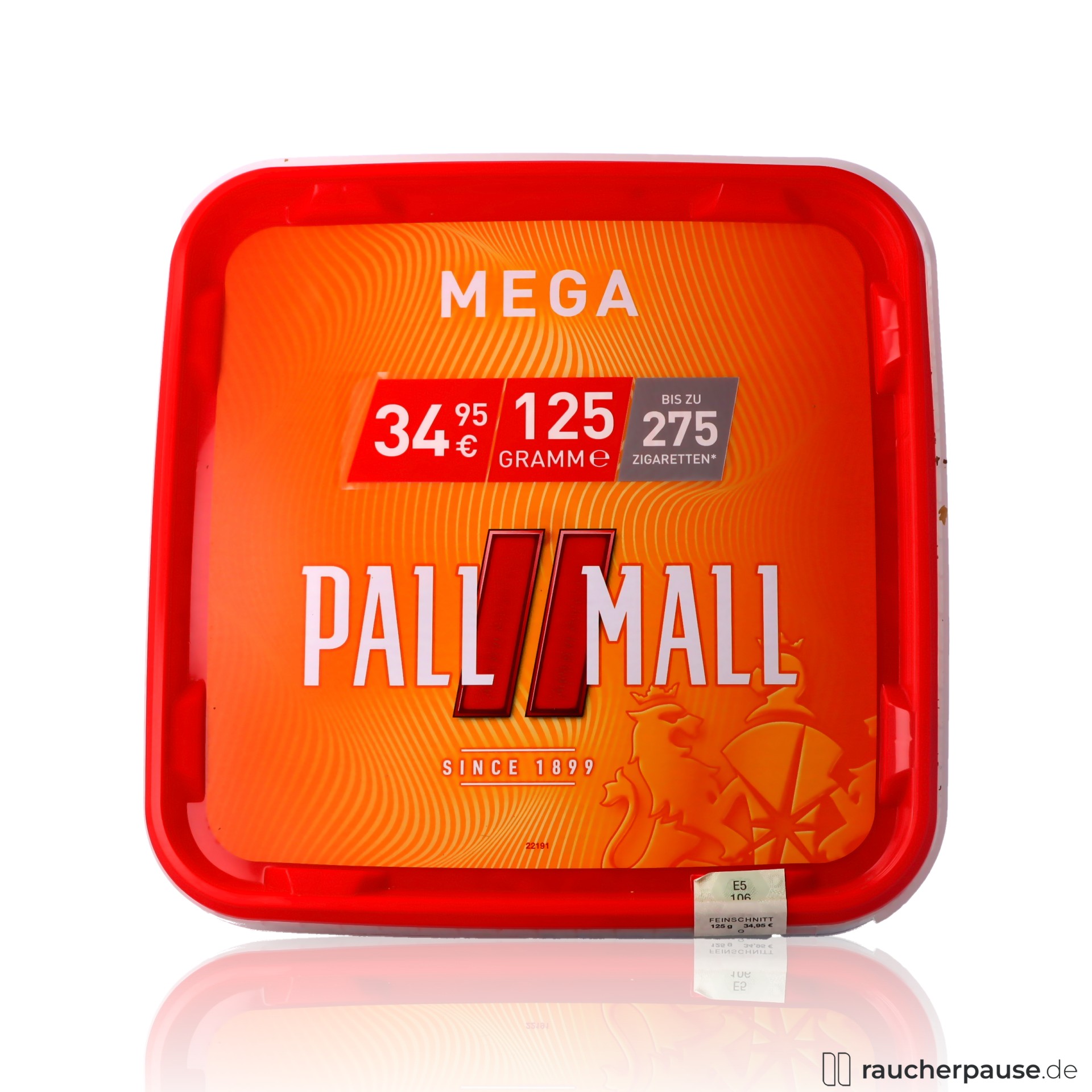 Pall Mall Allround Red | Volumentabak 125g Dose | Extra ergiebig