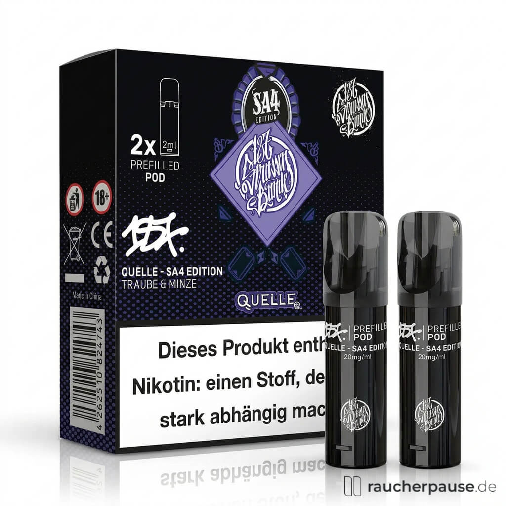 187 Strassenbande Pods | Quelle | 20mg/ml Nikotin