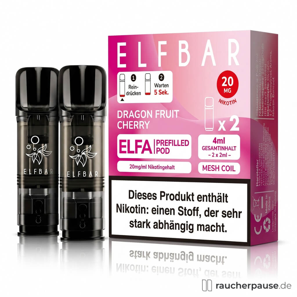 Elf Bar ELFA Prefilled Pods Dragon Fruit Cherry | 20 mg/ml | 2x2 ml