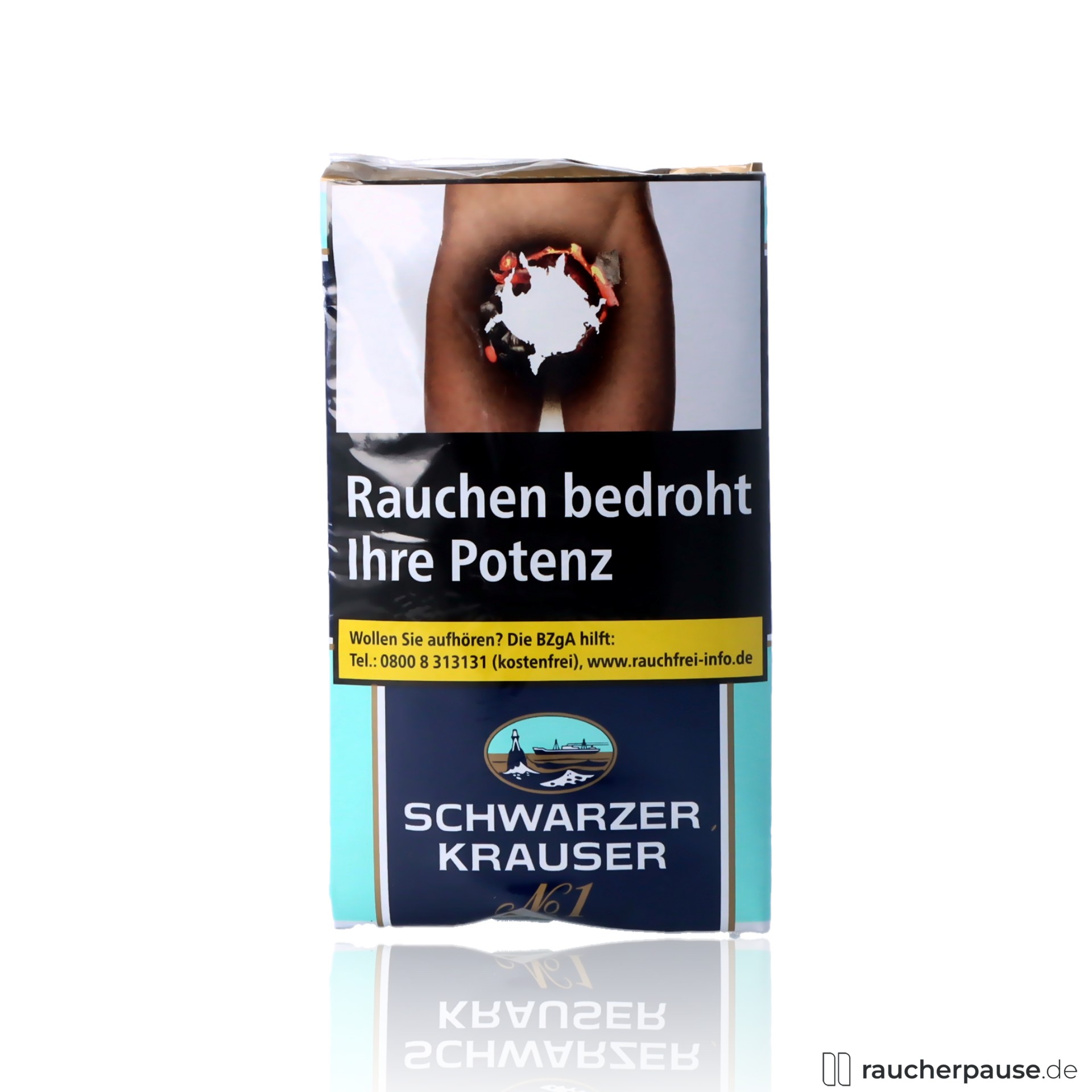 Schwarzer Krauser No.1 | Feinschnitt Drehtabak 30g | Kräftig & Würzig