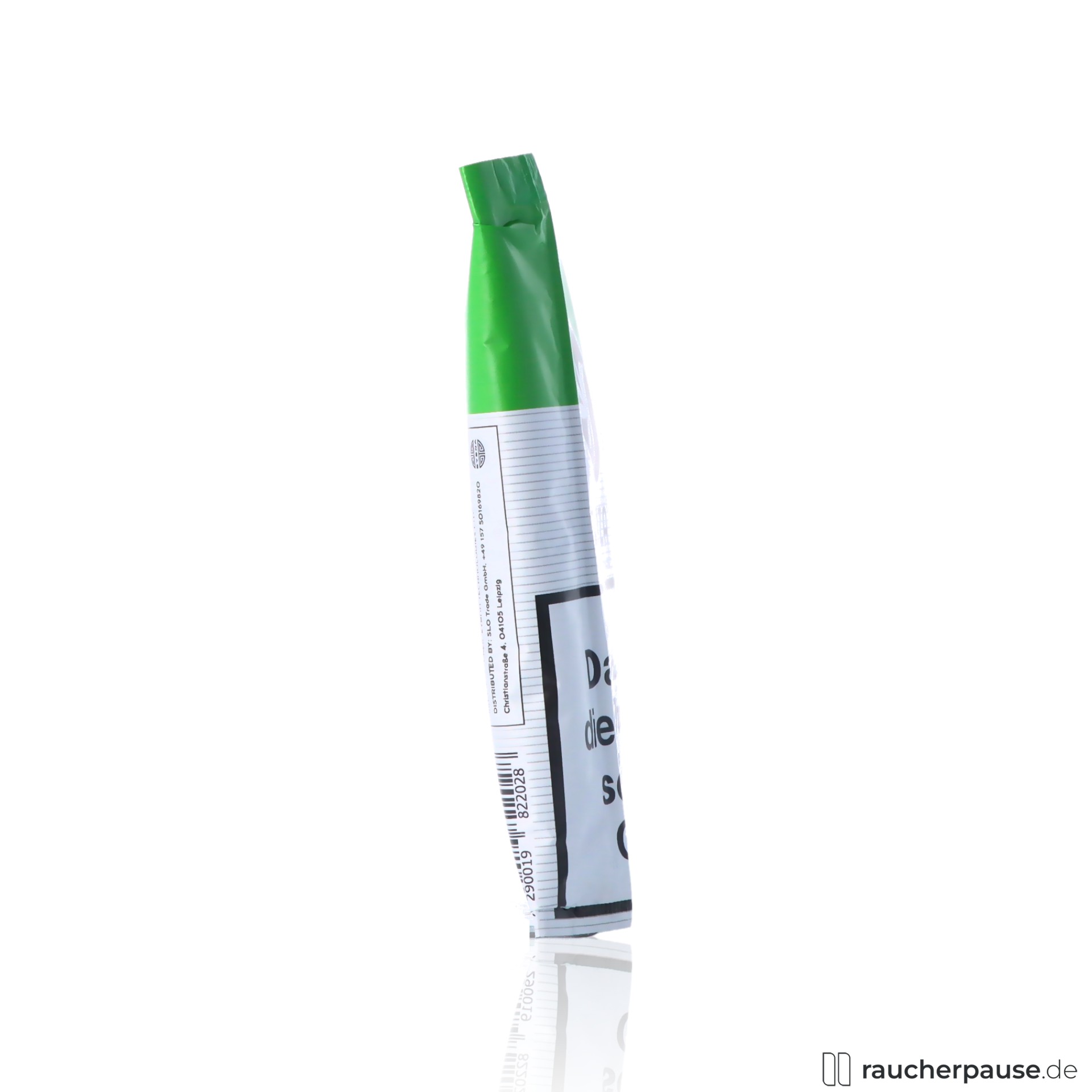 muza herbal neutral 20g kraeutermischung nikotinfrei terpenreiches raucherlebnis , packshot hinterseite
