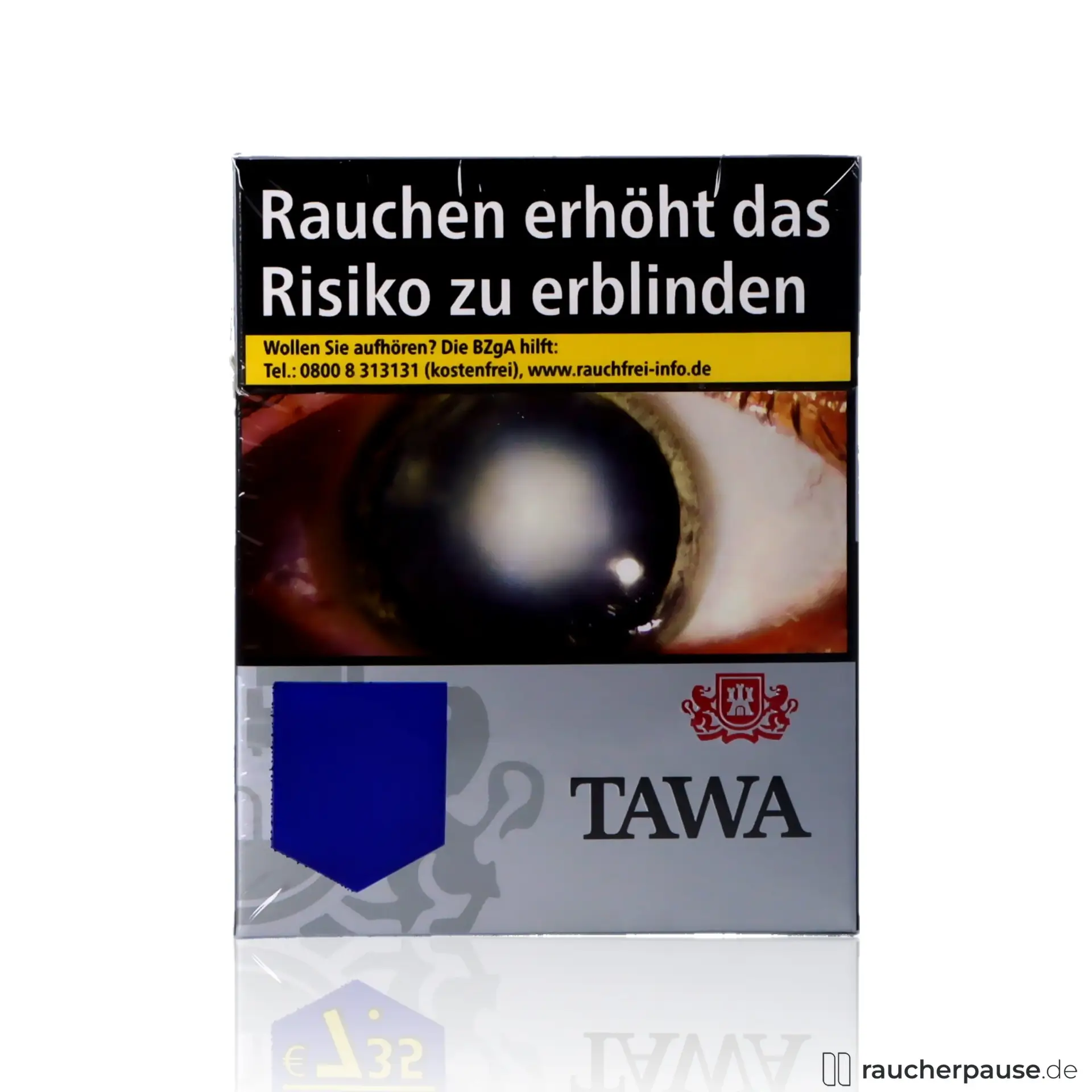 Tawa Silver Zigaretten | 23 Stk. pro Packung King Size | American Blend mit Filter